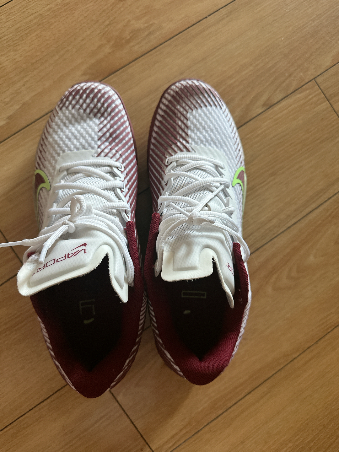 custom review-Nike Air Zoom Vapor 11 Low Топ Кроссовки для тенниса Мужские Красные Белые