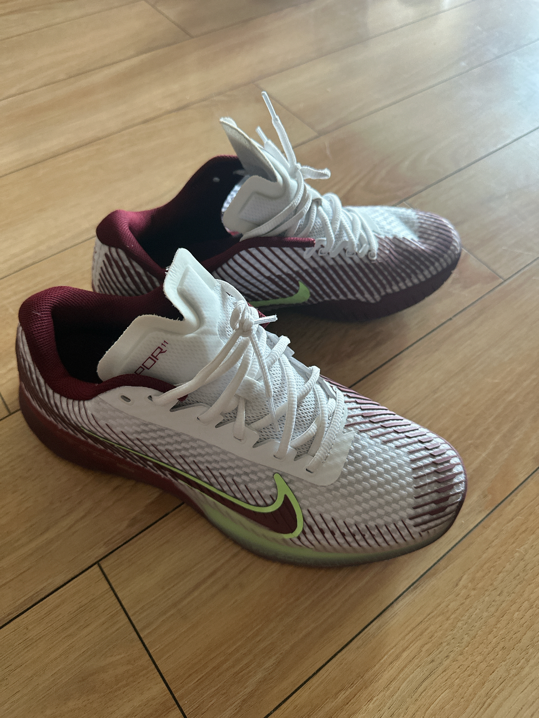 custom review-Nike Air Zoom Vapor 11 Low Топ Кроссовки для тенниса Мужские Красные Белые