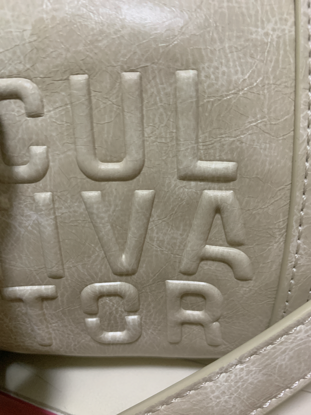 custom review-CULTIVATOR ПУ (полиуретан) Сумка через плечо Маленькая Унисекс Розовый Красный Экрю