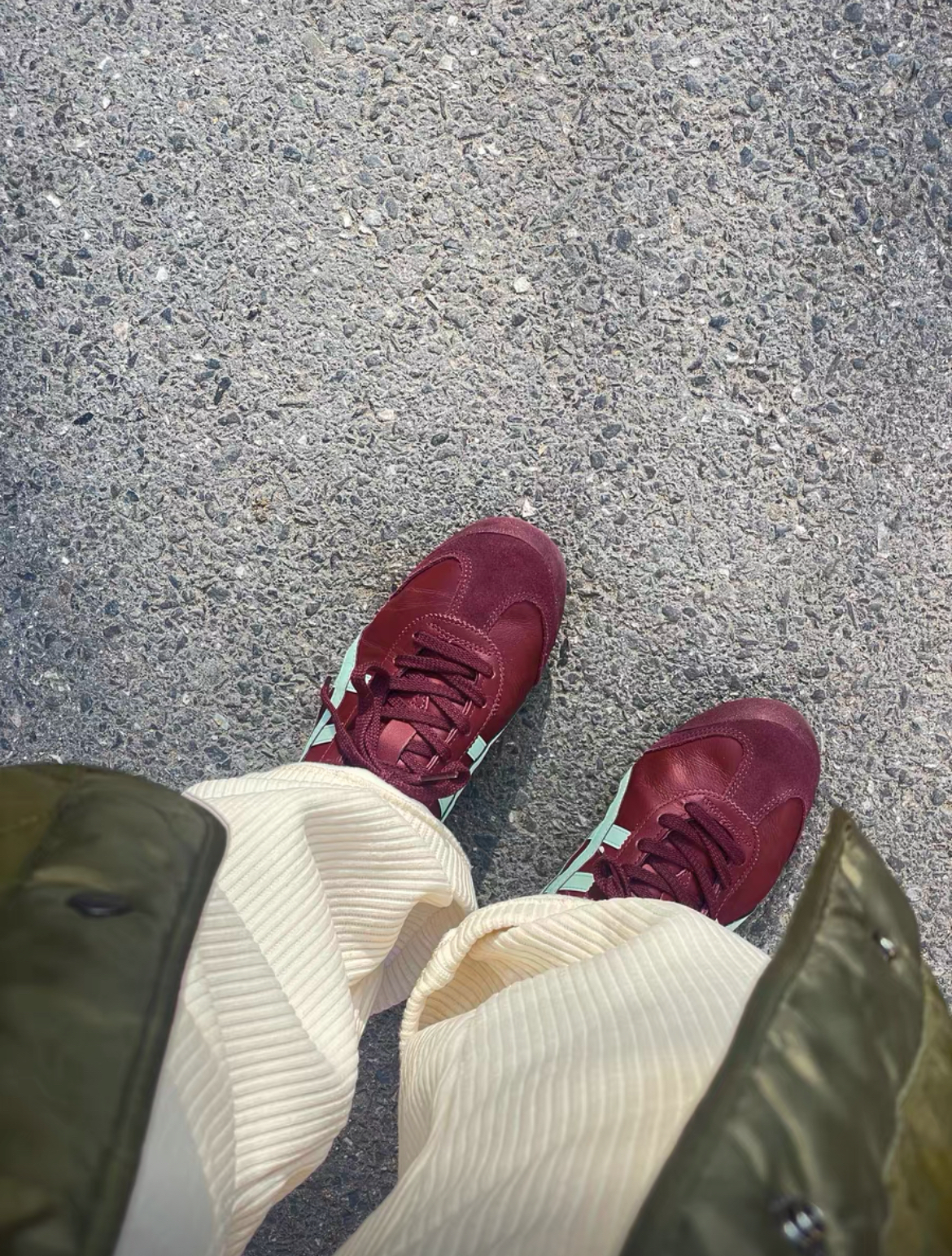 custom review-Onitsuka Tiger MEXICO 66 Амортизация Износостойкий Низкий Топ Casual Унисекс Темно-Красный Синий