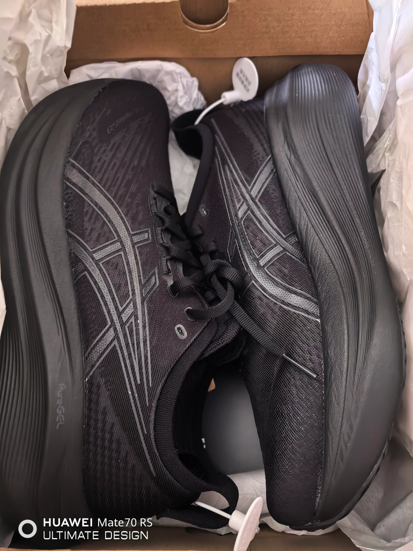 custom review-ASICS Гель Nimbus 27 Беговые кроссовки Низкий Топ Черный Мужской