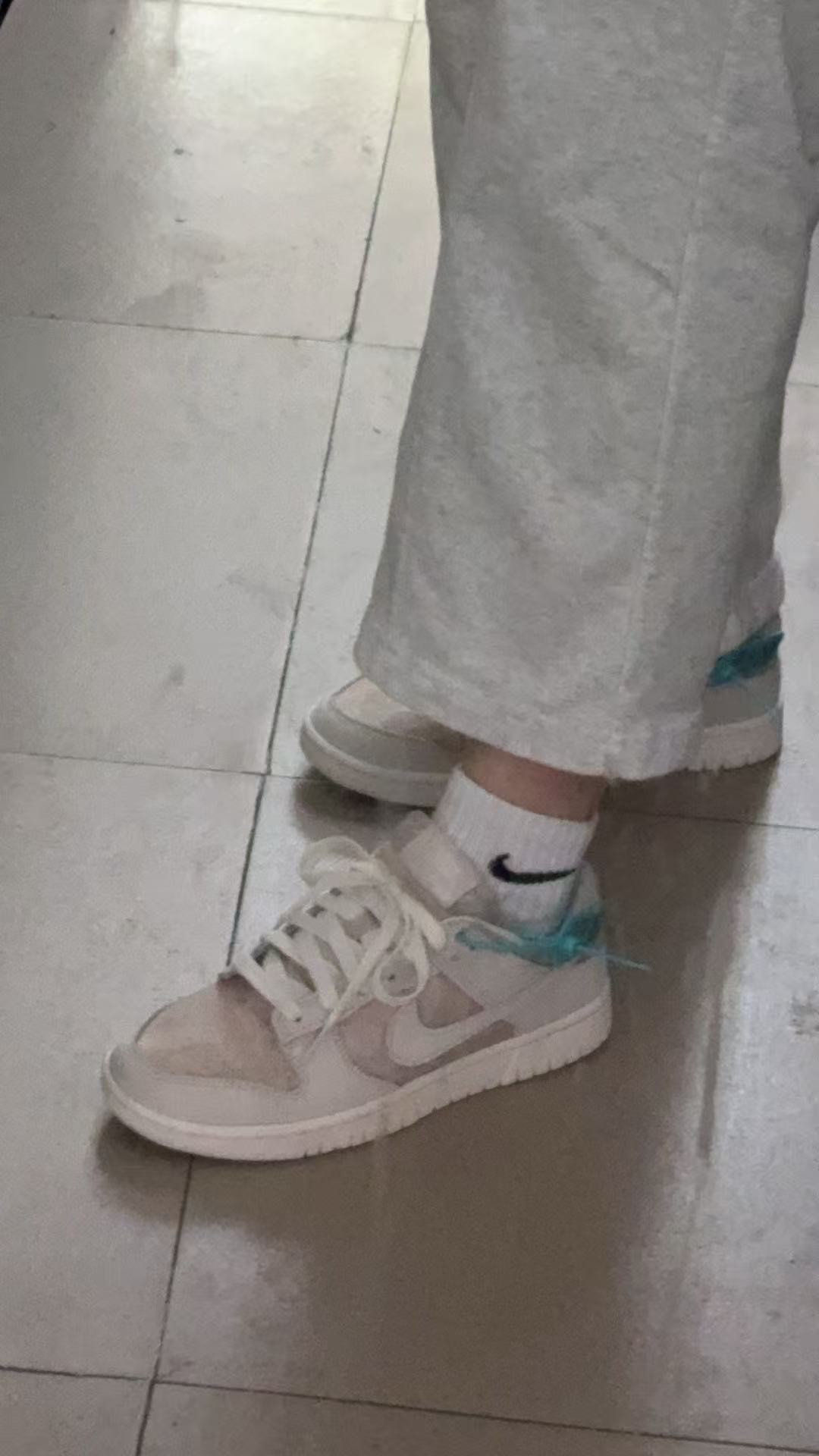 custom review-Nike Dunk Slip-on Устойчивый к истиранию Низкий Топ Скейтборд Кроссовки Женские Белый Розовый