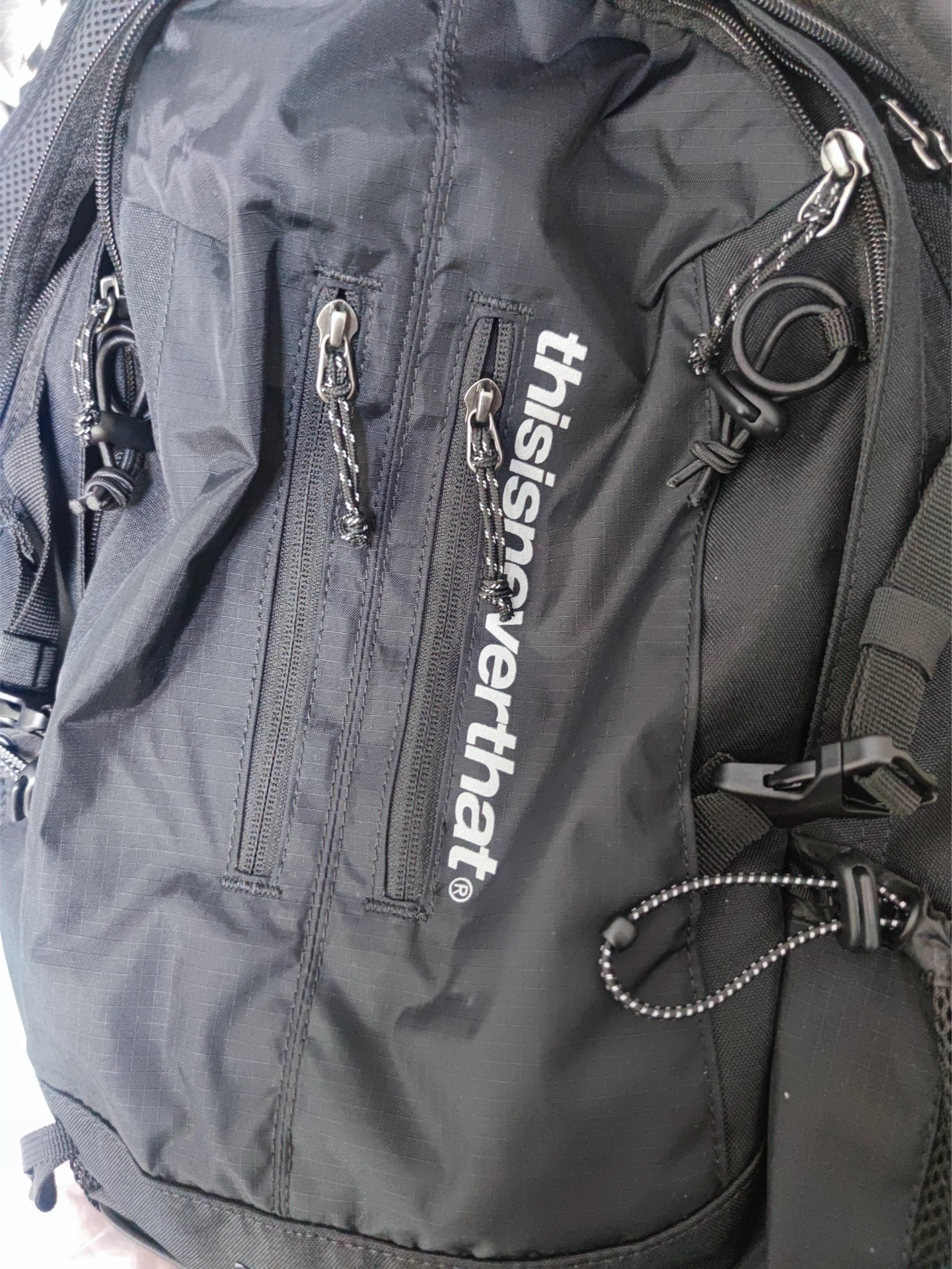 custom review-Thisisneverthat Нейлоновый рюкзак стандартного размера (стандартный) мужской черный