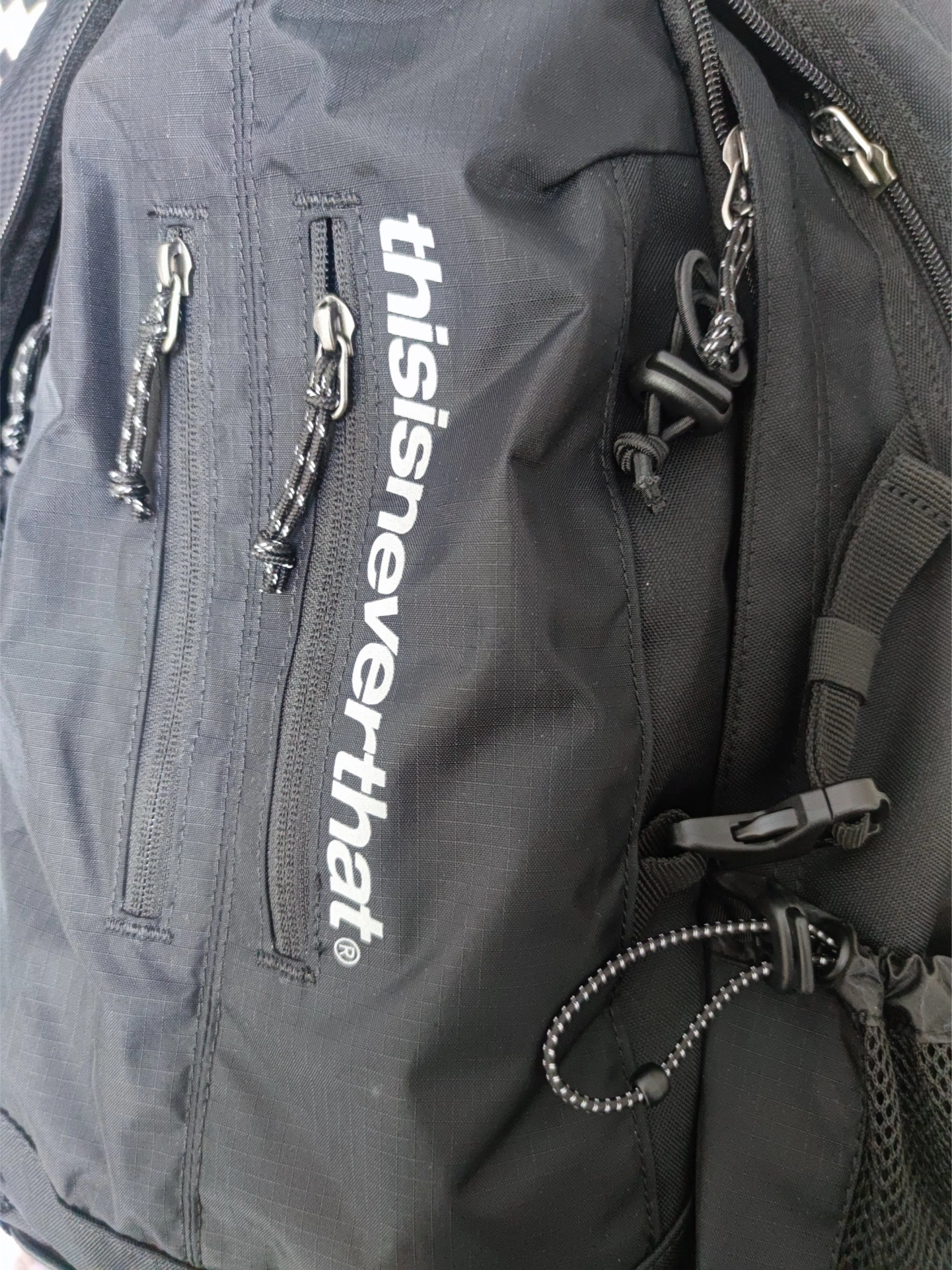 custom review-Thisisneverthat Нейлоновый рюкзак стандартного размера (стандартный) мужской черный