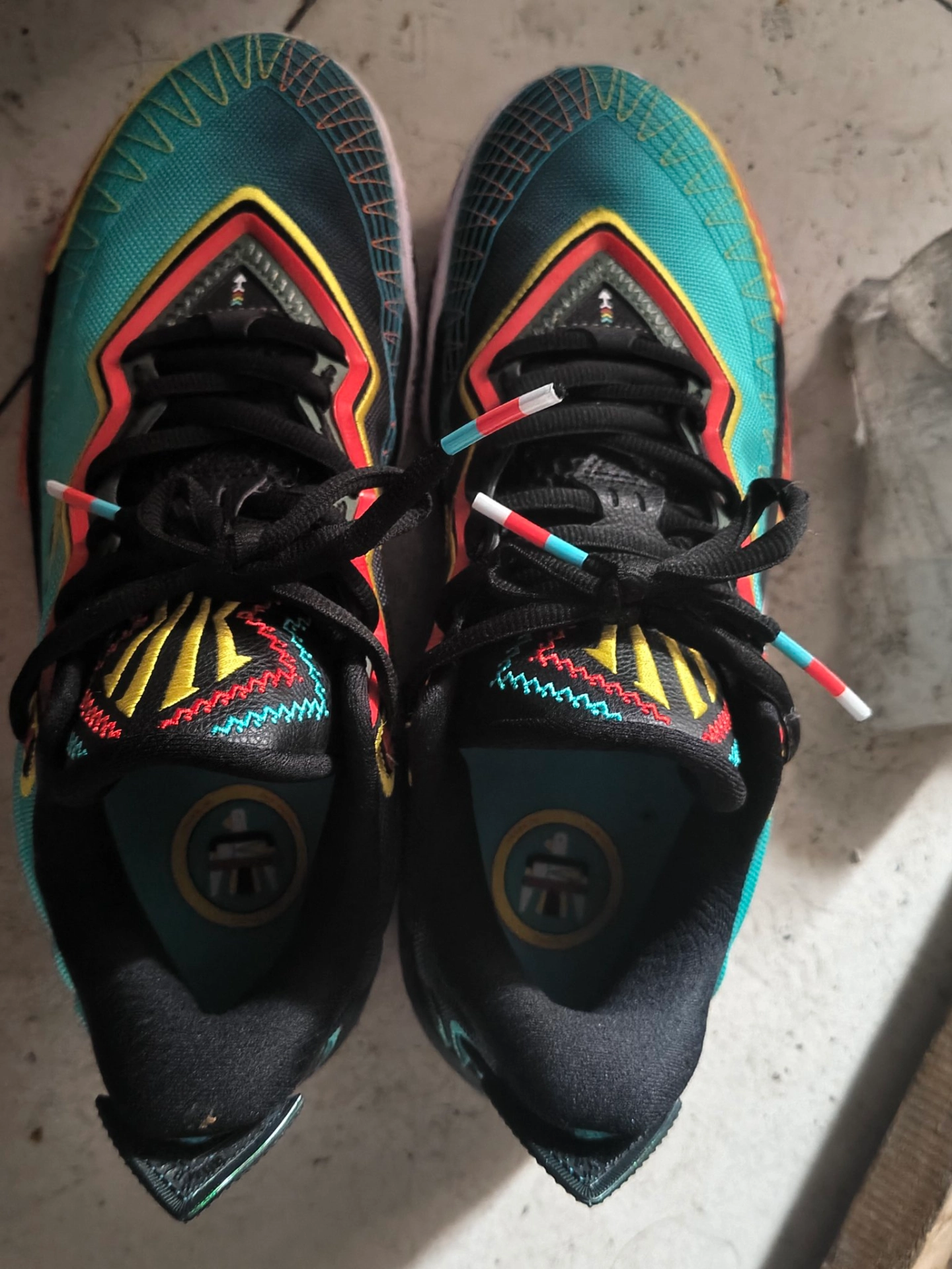 custom review-ANTA KAI 2 Амортизация Противоскользящие Устойчивые к износу Низкий отскок Низкие баскетбольные кроссовки Мужские Зеленый Черный Синий