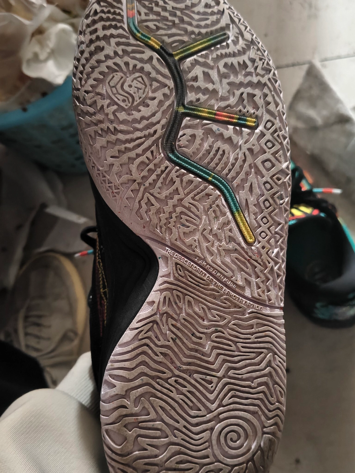 custom review-ANTA KAI 2 Амортизация Противоскользящие Устойчивые к износу Низкий отскок Низкие баскетбольные кроссовки Мужские Зеленый Черный Синий