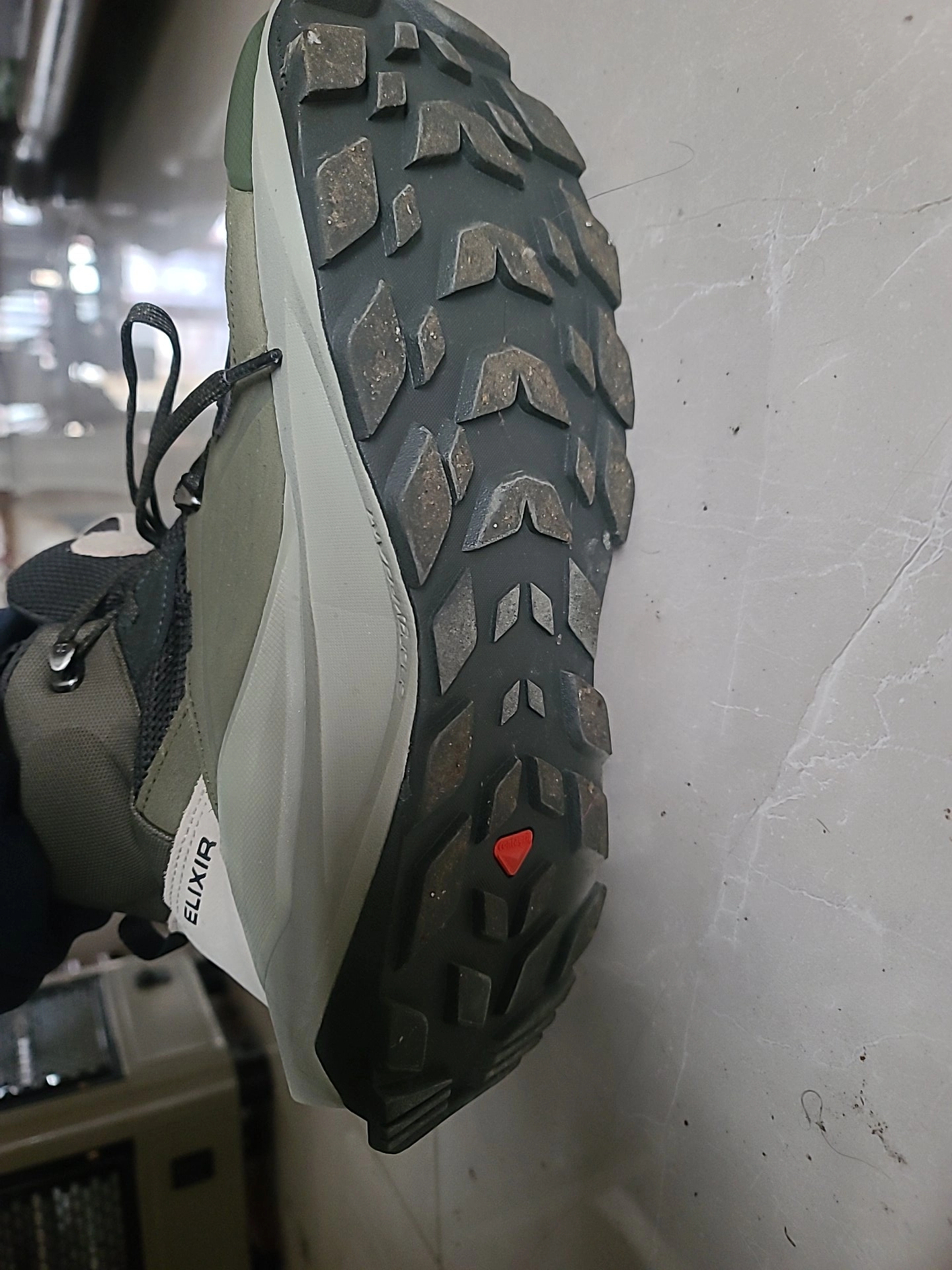 custom review-SALOMON Elixir Устойчивый к истиранию Короткий Outdoor Мужской Темно-зеленый