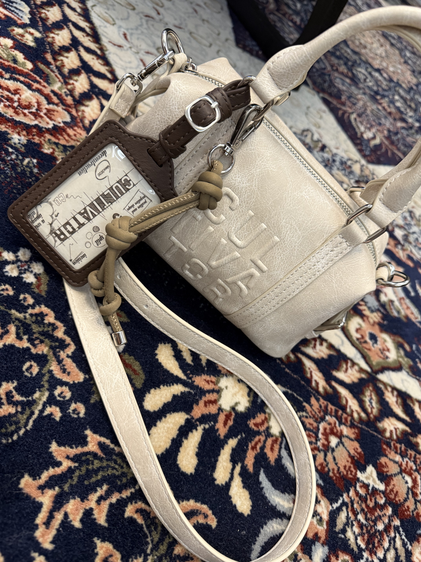 custom review-CULTIVATOR ПУ (полиуретан) Сумка через плечо Маленькая Унисекс Розовый Красный Экрю