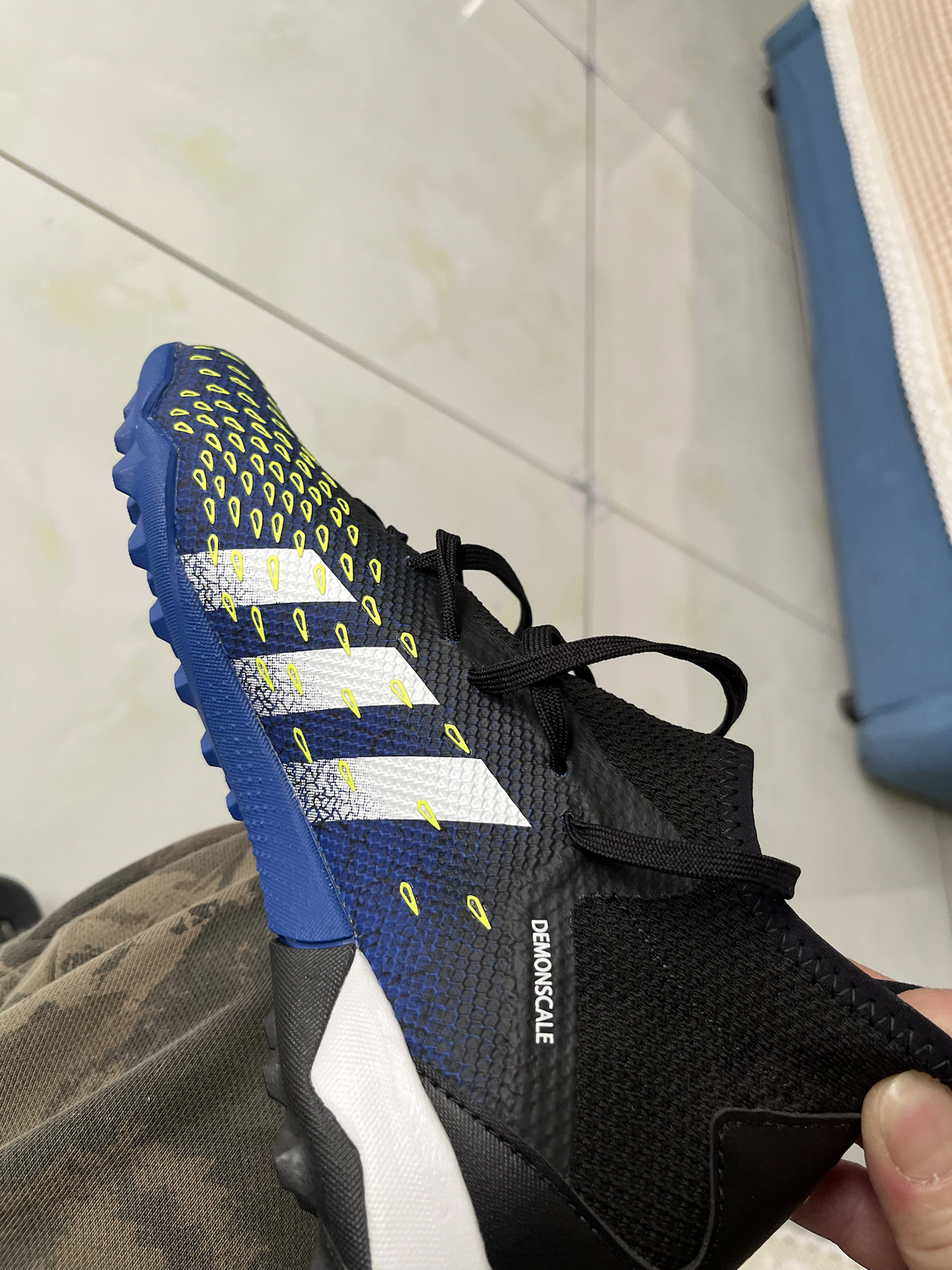 custom review-Adidas Predator Freak .3 TF Шипы Твердый Грунт Искусственные Шипы Ткань Футбольные Бутсы Мужские