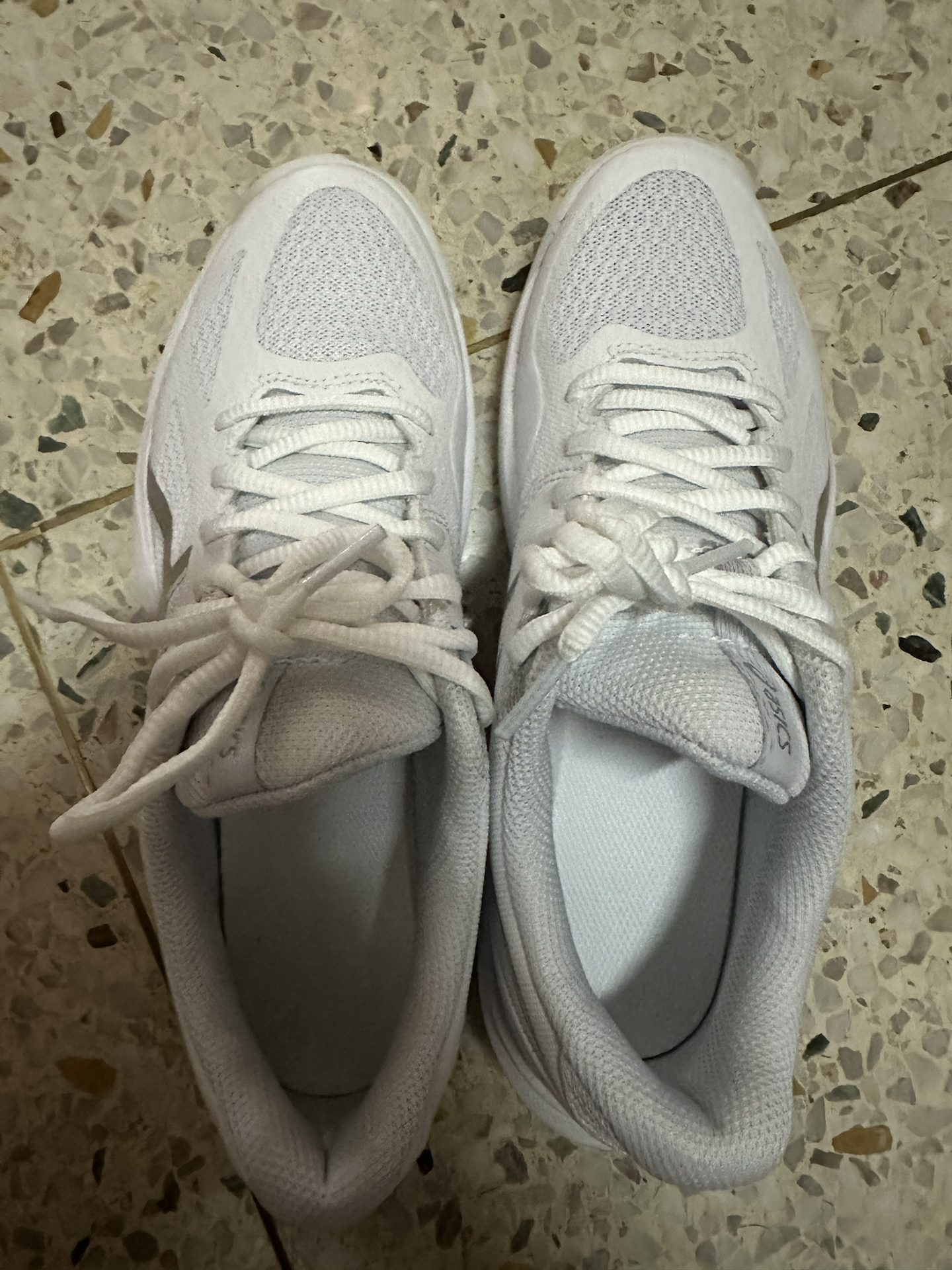 custom review-ASICS COURT HUNTER FF Легкая обувь для бадминтона Женская Белая Серебряная