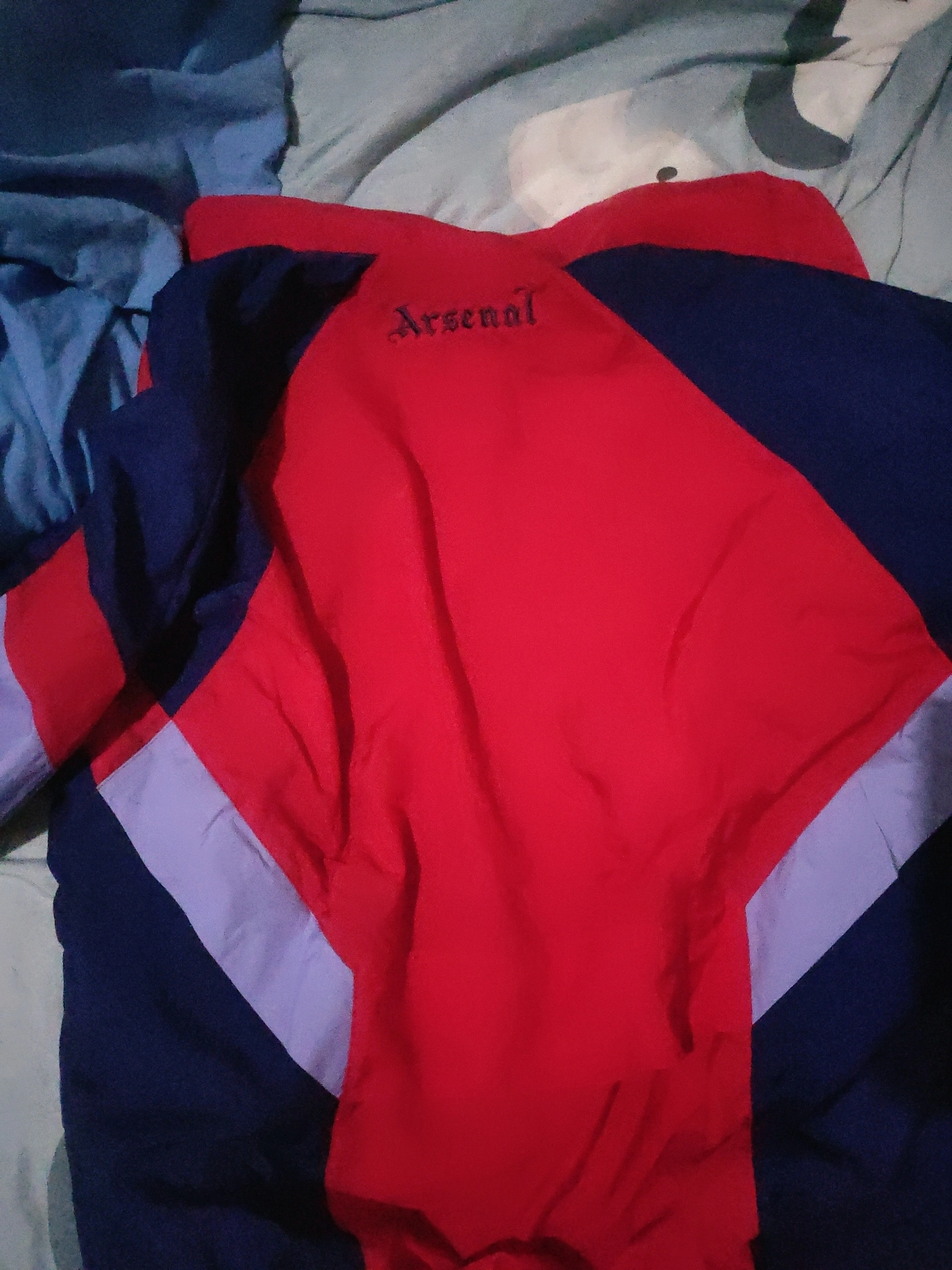 custom review-Adidas Originals TRACK TOP Куртки и Пальто Мужской Светло-Красный Полуночный Синий