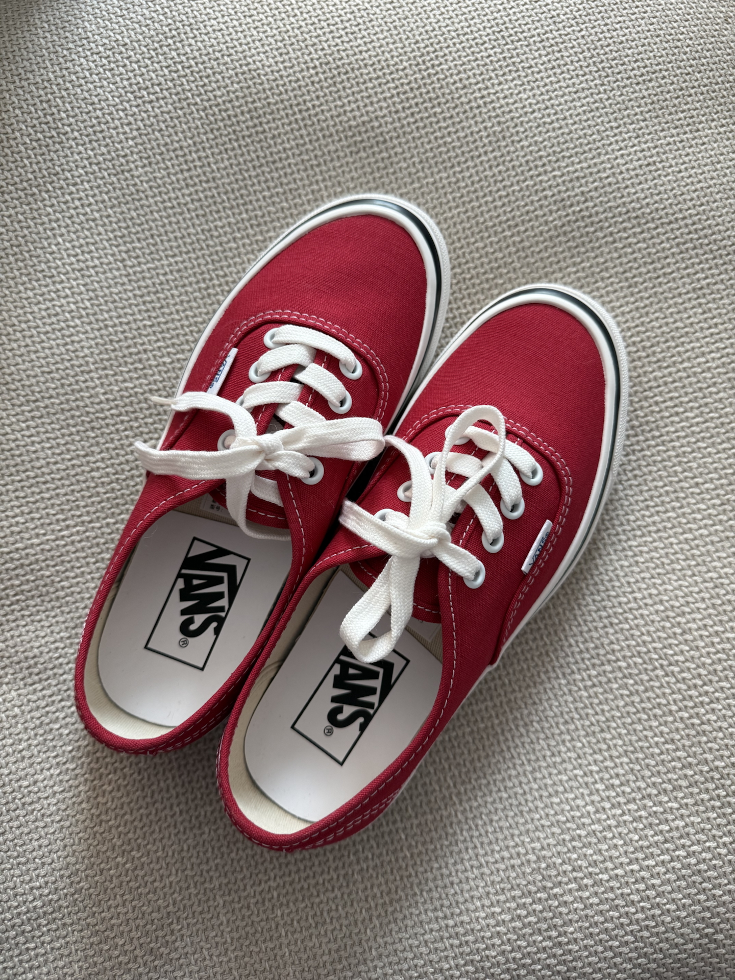 ❤️vans authentic 安纳海姆～春日小红鞋
