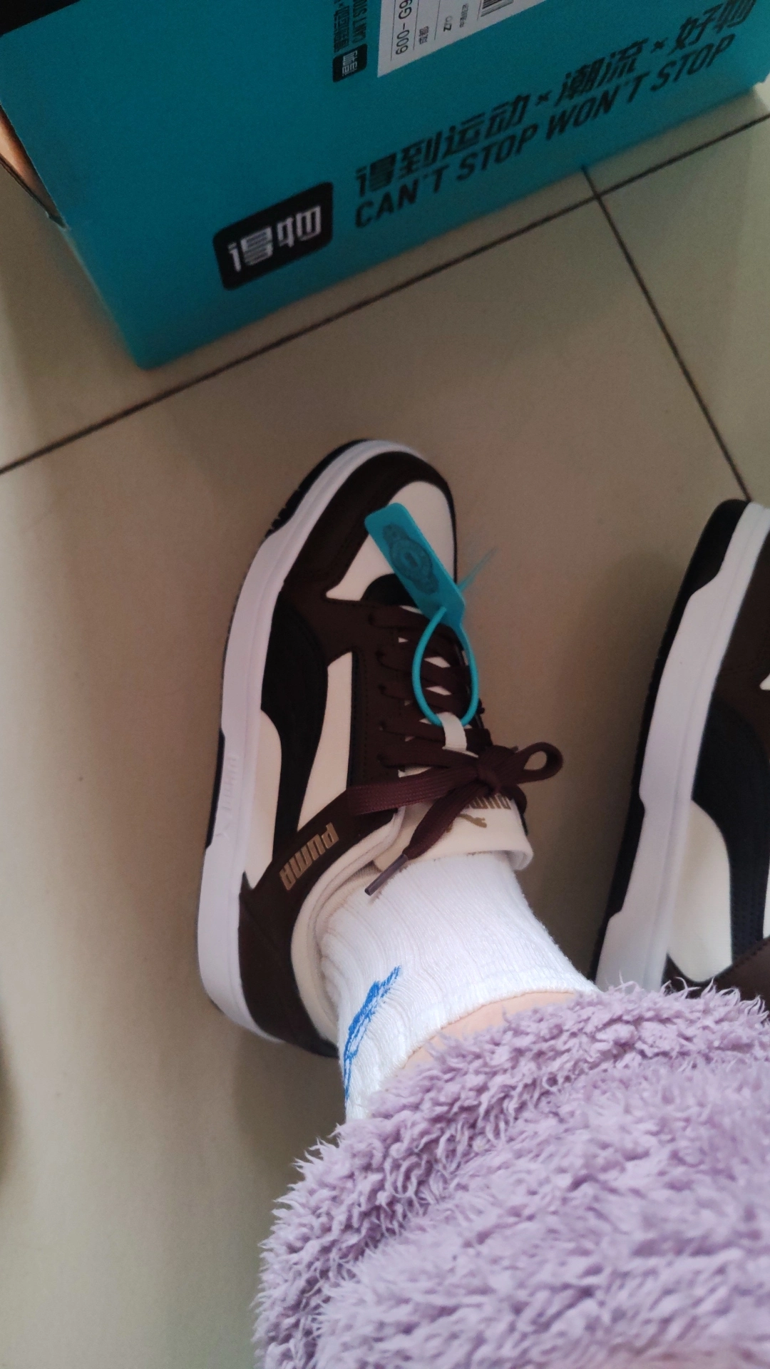 custom review-PUMA Rebound Joy Low CV Износостойкий и Легкий Низкий Топ Скейтборд Кроссовки Унисекс Черный Ярко-коричневый