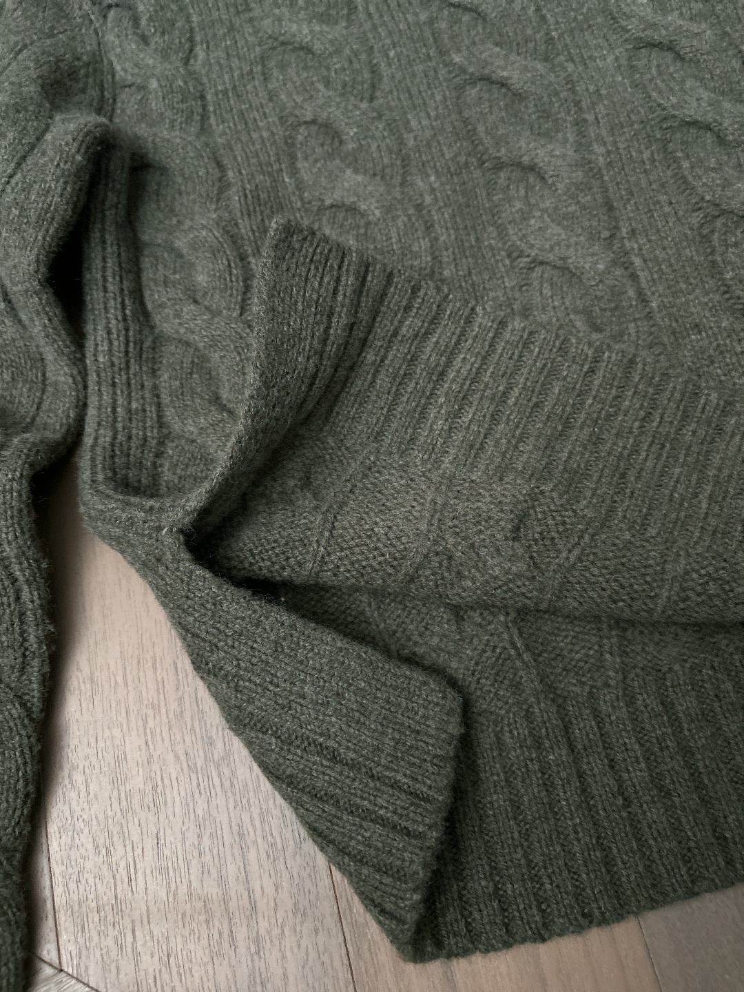 custom review-Polo Ralph Lauren Кашемир Свитер Женский Армейский Зеленый