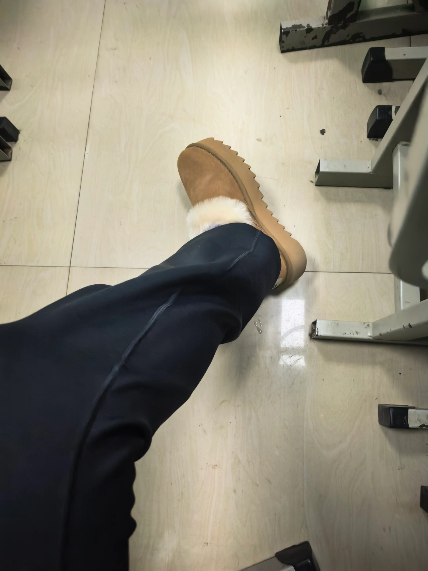 custom review-UGG Женские ботинки для снега длина щиколотки (размер в длину) каштановый цвет