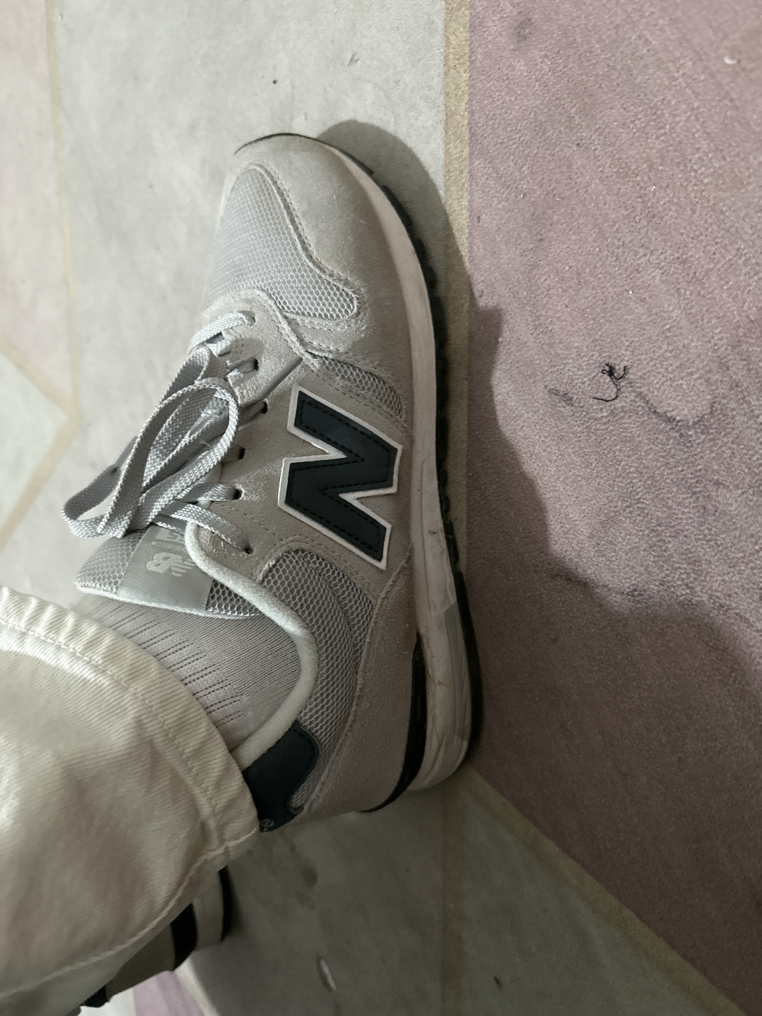 custom review-New Balance NB 565 Устойчивый к истиранию Дышащий MID Топ Повседневная Беговая Обувь Унисекс Серый Белый Черный D Ширина Корпуса