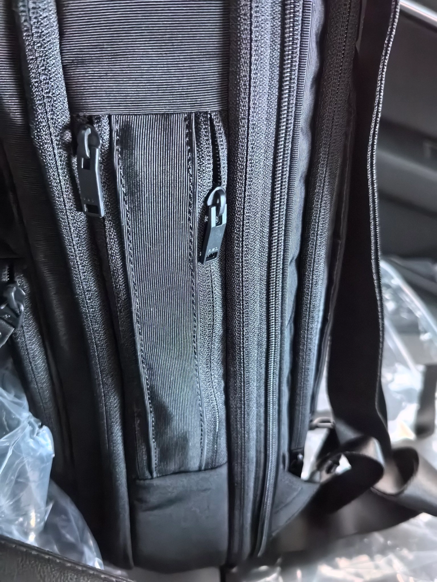 custom review-SAMSONITE Ткань Переработанный нейлон Сумка для путешествий Рюкзак Большой Мужской Черный