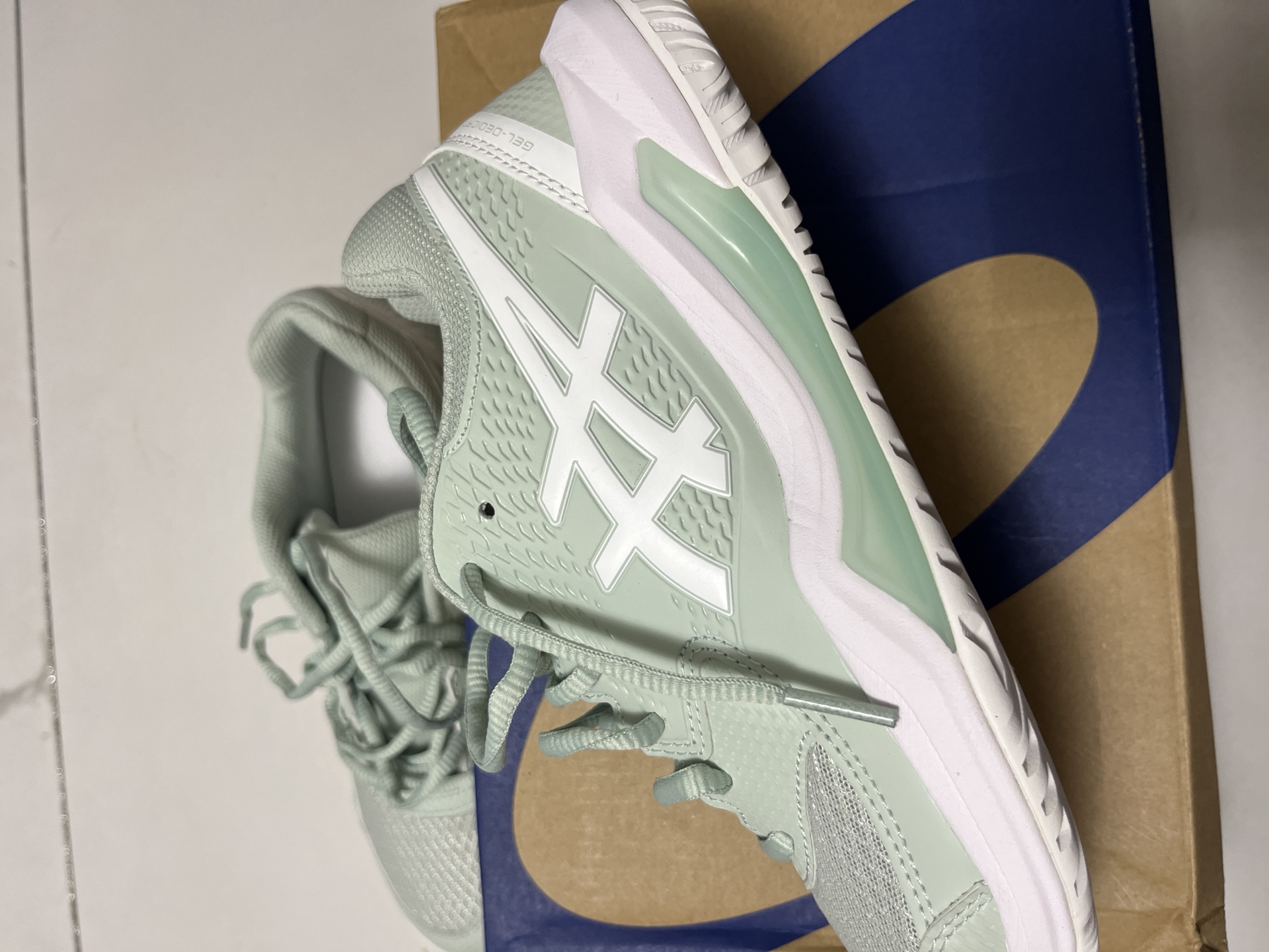 custom review-Asics Gel Dedicate 8 Low Топ Теннисные Кроссовки Женские Светло-Зеленые