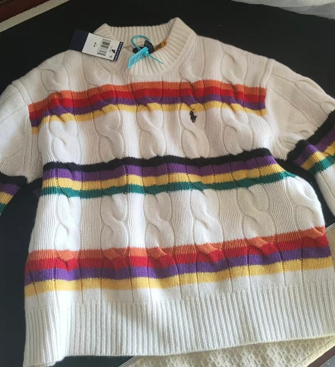 custom review-Polo Ralph Lauren Экрю Женские Кашемировые Свитеры