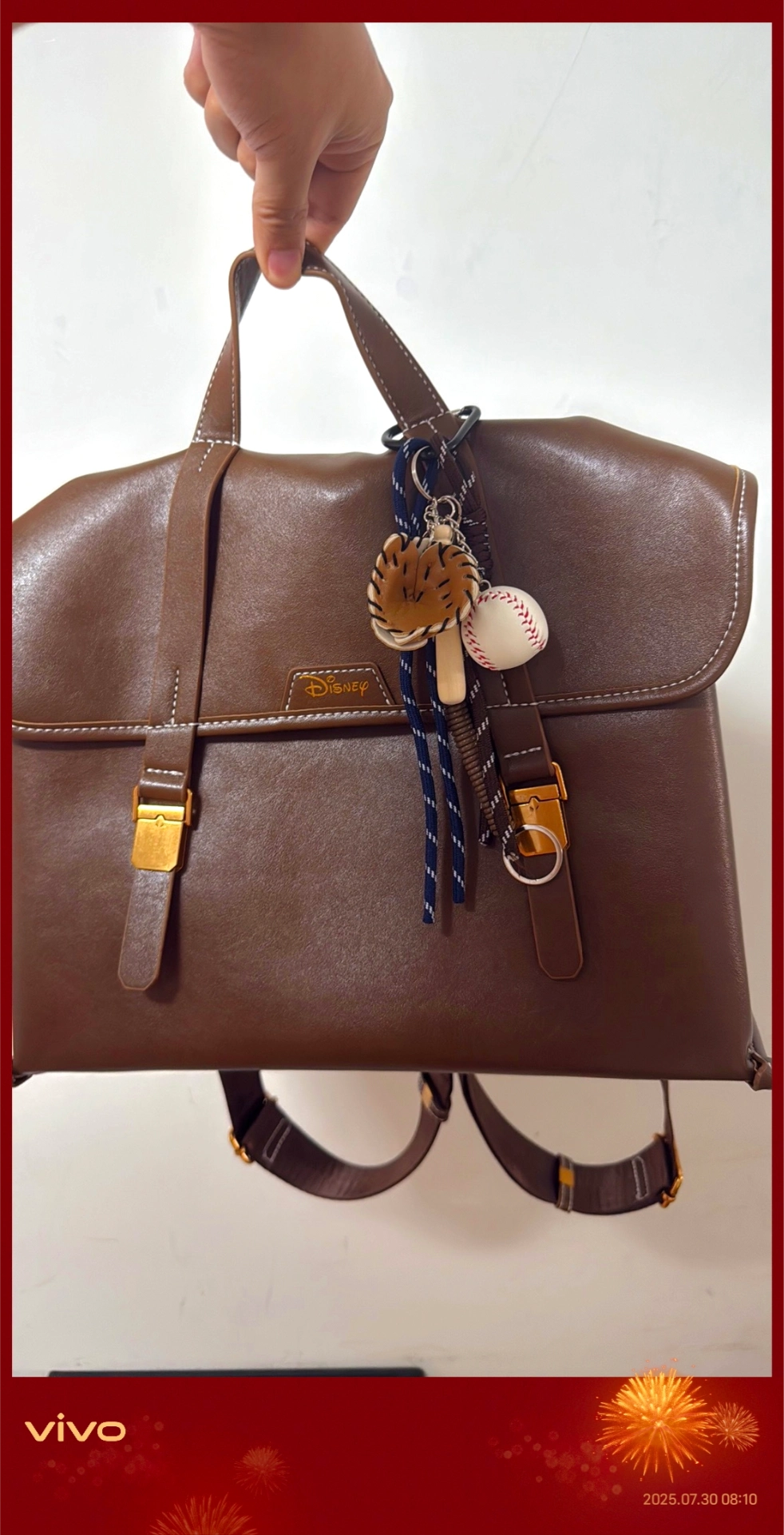 custom review-Disney Mickey Mouse ПУ (полиуретан) Рюкзак Стандартный (стандартный) Коричневый Черный