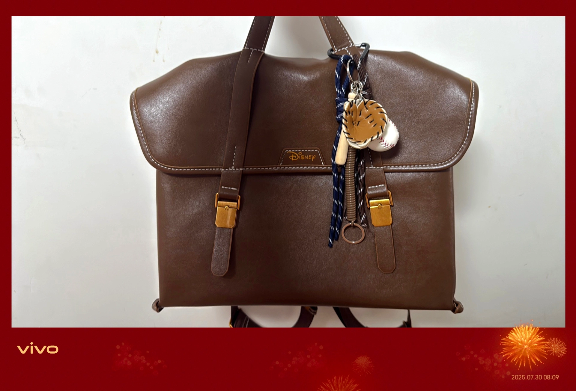 custom review-Disney Mickey Mouse ПУ (полиуретан) Рюкзак Стандартный (стандартный) Коричневый Черный