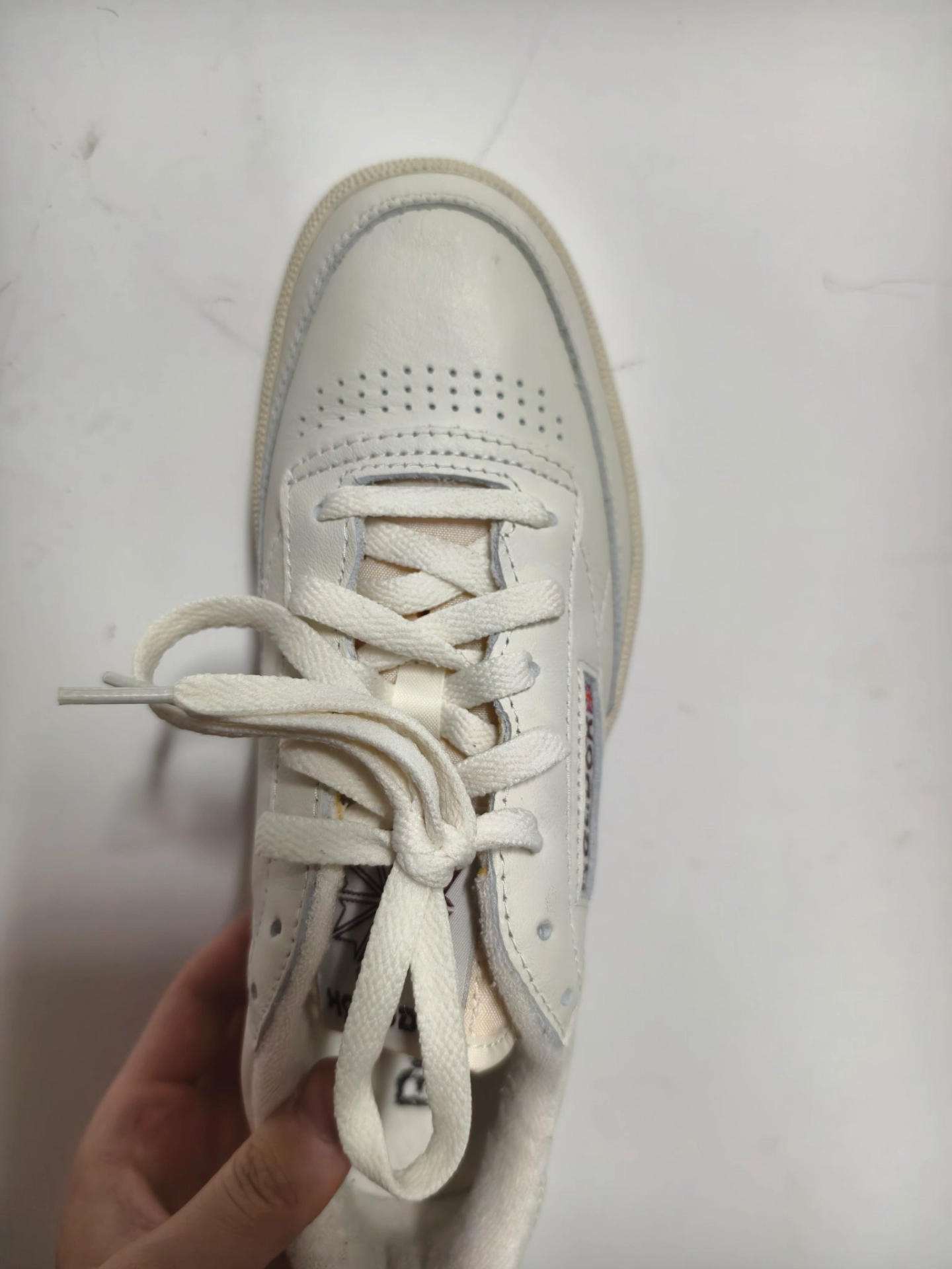 custom review-Reebok CLUB C 85 VINTAGE Устойчивые к истиранию низкие скейтборд-кроссовки унисекс бежевые