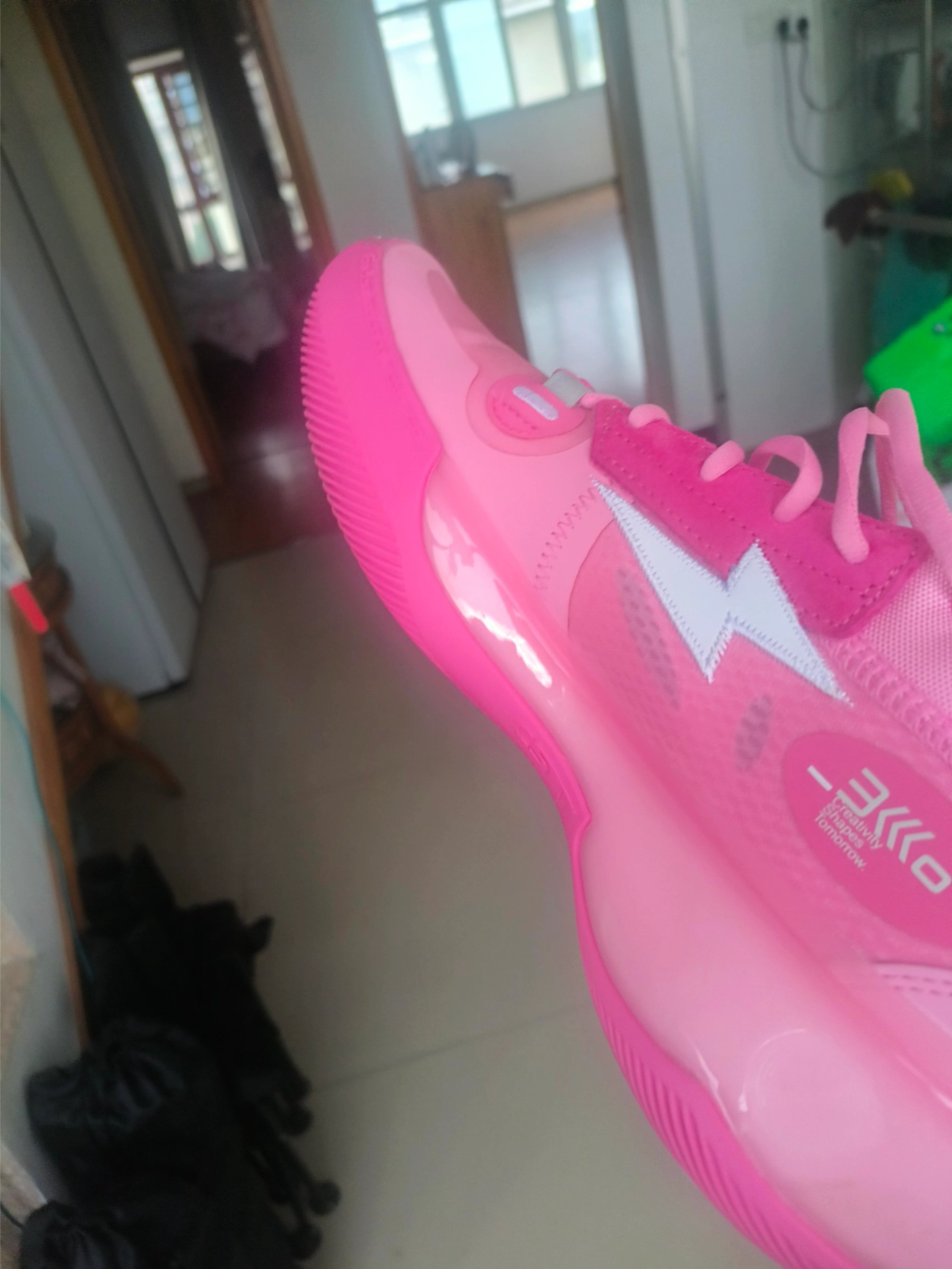 custom review-LINING WOW 10 Амортизация Износостойкие Низкие Баскетбольные Кроссовки Мужские Розовые