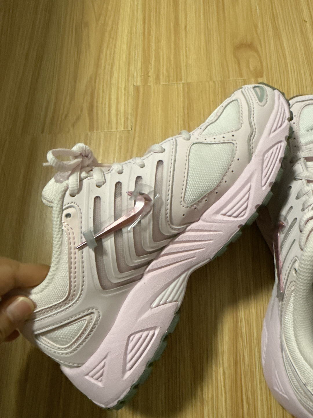 custom review-Nike Air Pegasus 2K5 Устойчивый к истиранию Дышащий Низкий Топ Повседневные Беговые кроссовки Женские Розовые