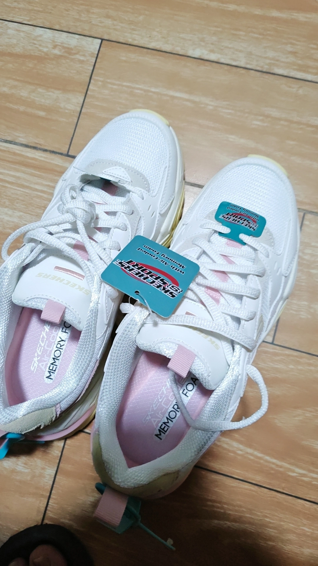 custom review-Skechers Stamina V2 визуально увеличивает рост Низкий топ Толстая подошва Кроссовки Женские Белые