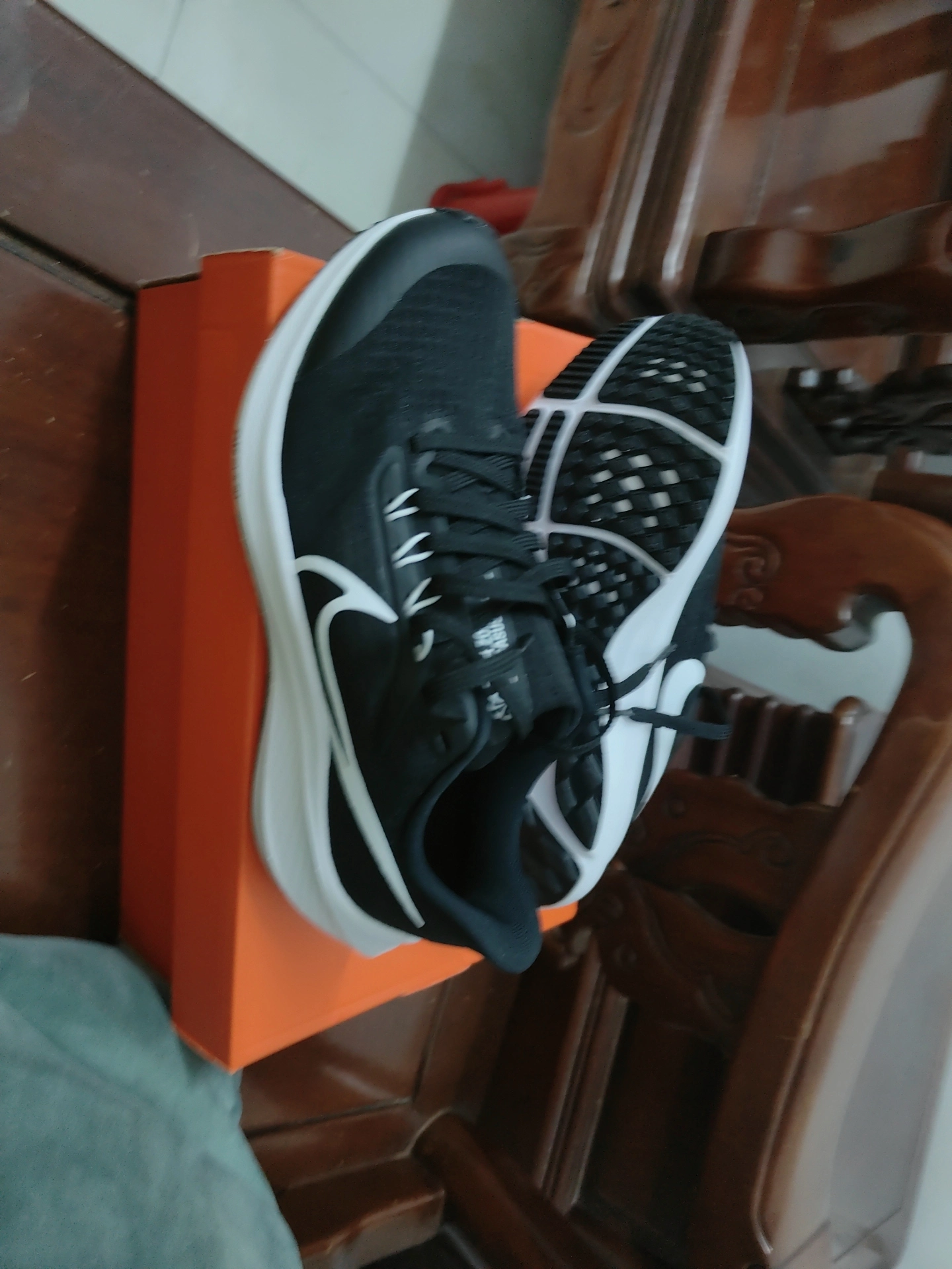 custom review-Nike Air Zoom Pegasus 39 Противоскользящие Амортизирующие Устойчивые к износу Низкие Детские Беговые Кроссовки Черные