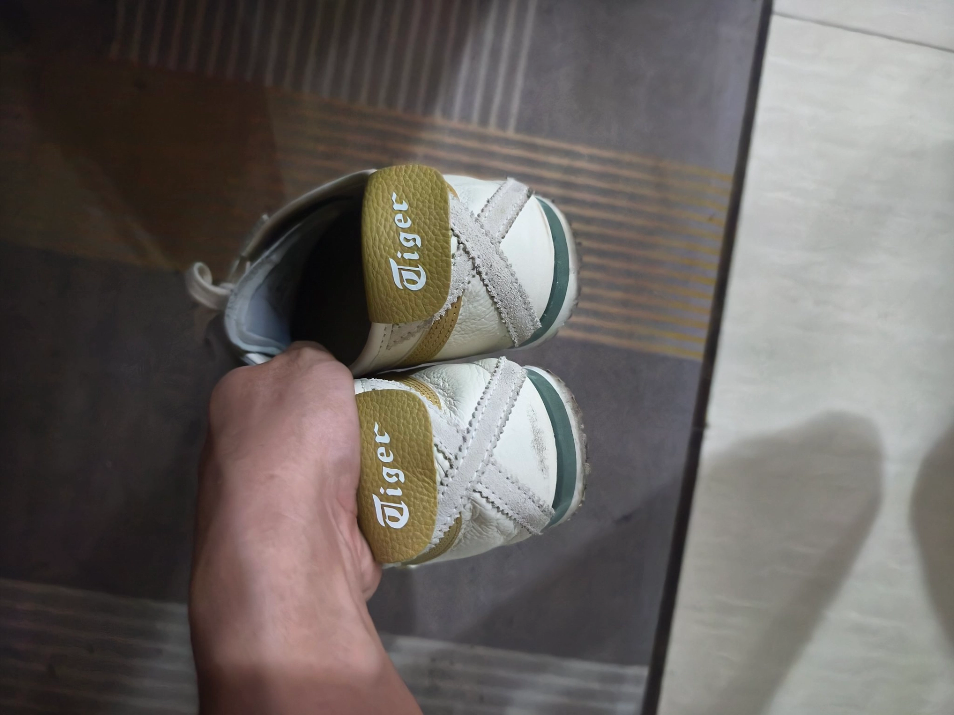 custom review-Onitsuka Tiger MEXICO 66 Устойчивая к истиранию Низкая Повседневная Обувь Унисекс Экрю Желтый