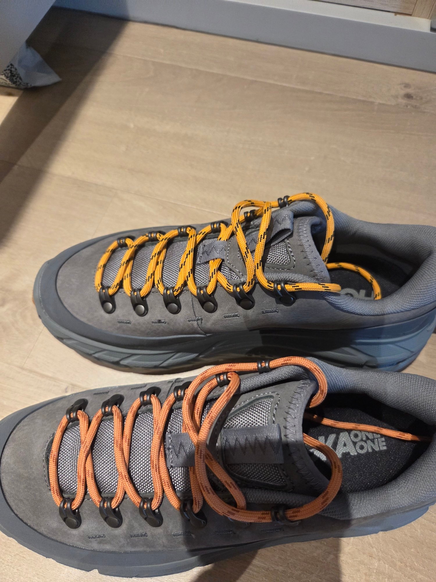 custom review-HOKA ONE ONE Tor Summit Поддержка Баланс Низкий Топ Походная обувь Унисекс Серый