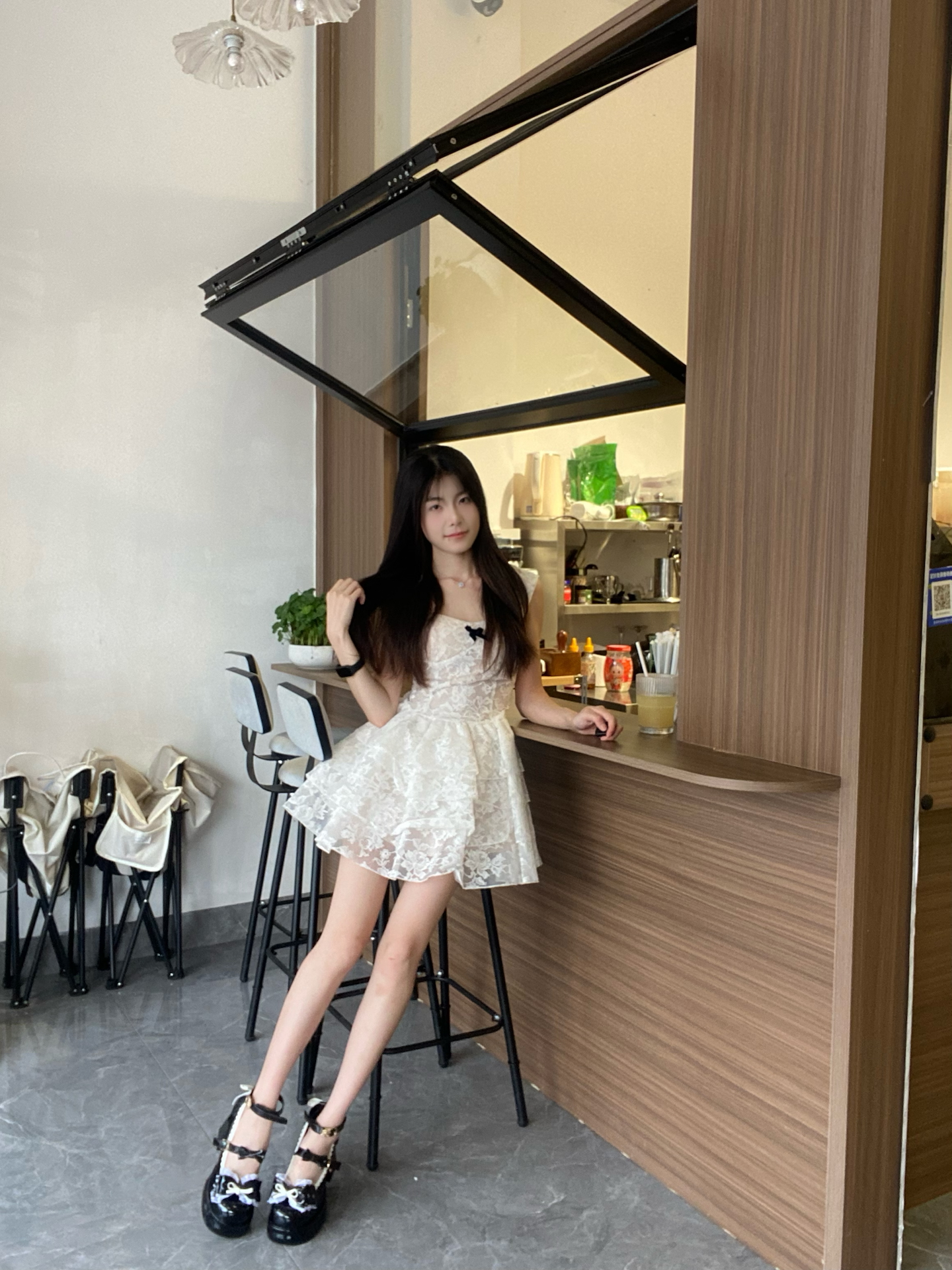 custom review-YANGNIANHUA Туфли Мэри Джейн с грубым каблуком 6 см женские