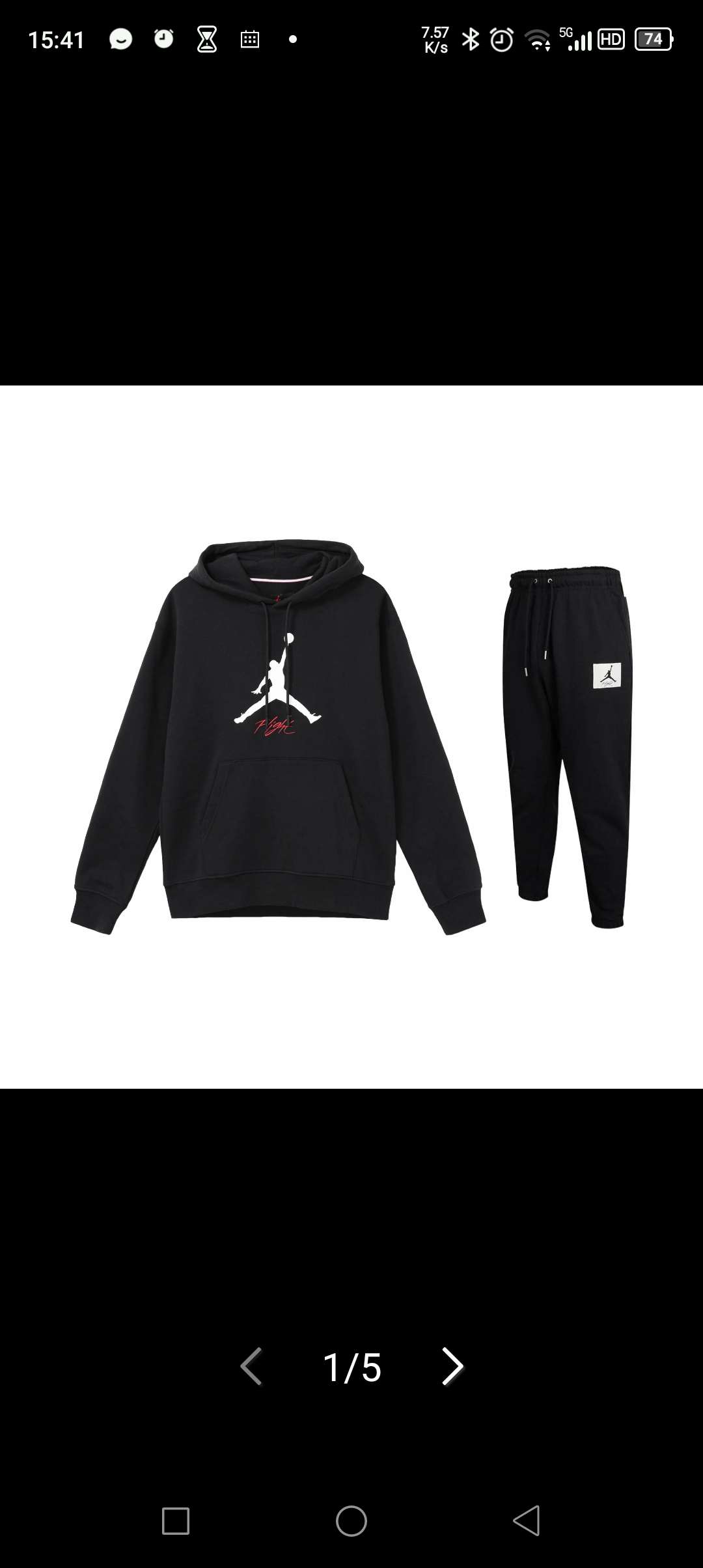 custom review-Jordan Повседневная Спортивная Одежда Унисекс Черный