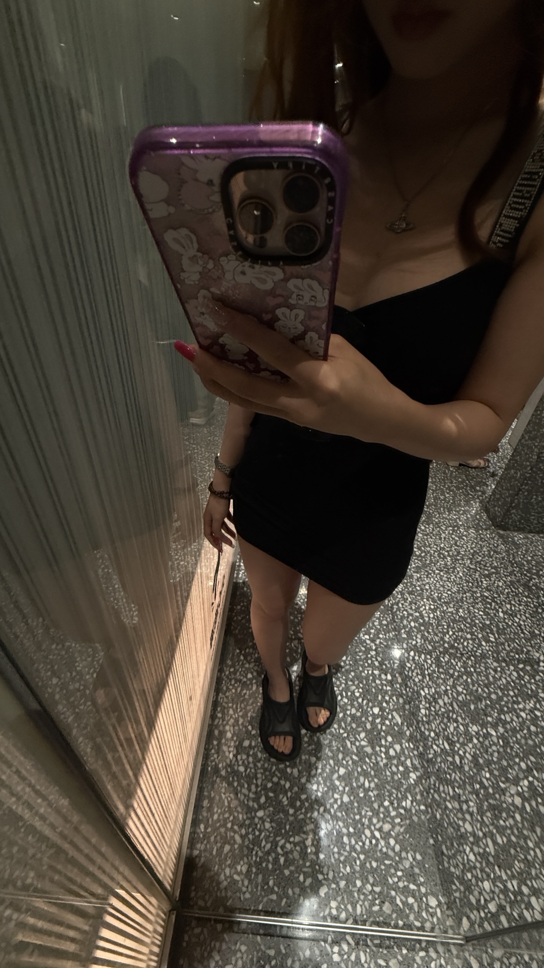 custom review-Skims Оникс Черные Женские Слиплатья