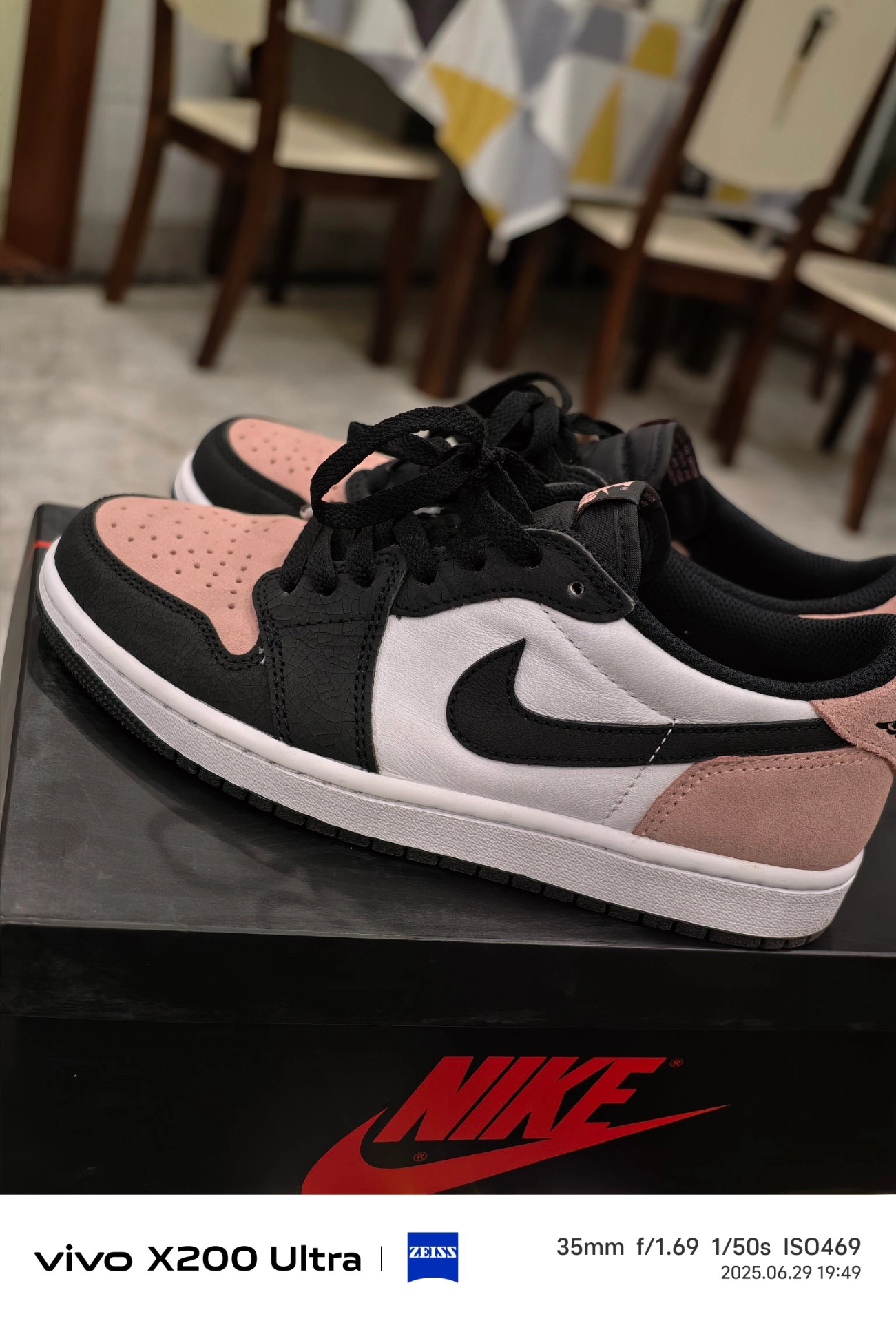 custom review-Jordan Air Jordan 1 Retro Low OG 'Отбеленный Коралловый' Кракелюр Низкий Топ Винтажные Баскетбольные Кроссовки Унисекс