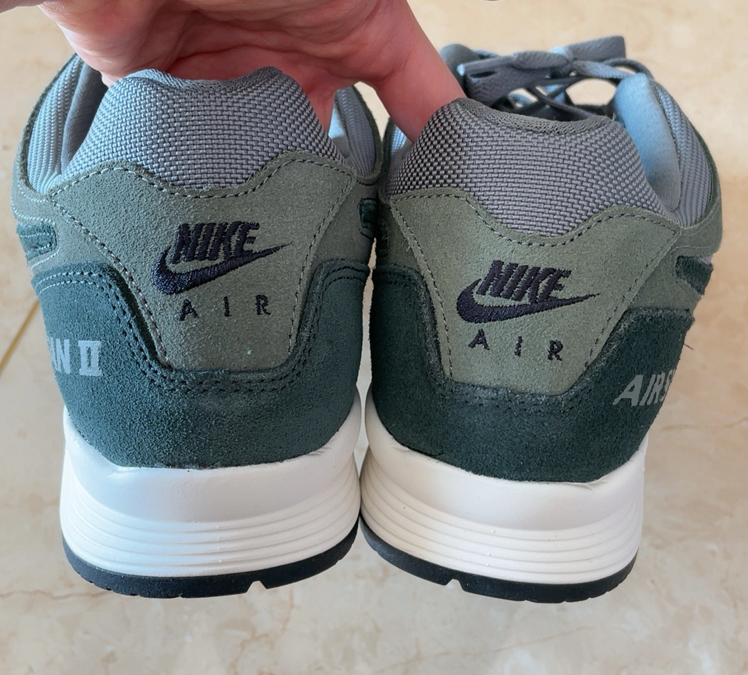 custom review-Nike Air Span 2 Амортизация Легкий Низкий Топ Casual Мужской Серый Зеленый