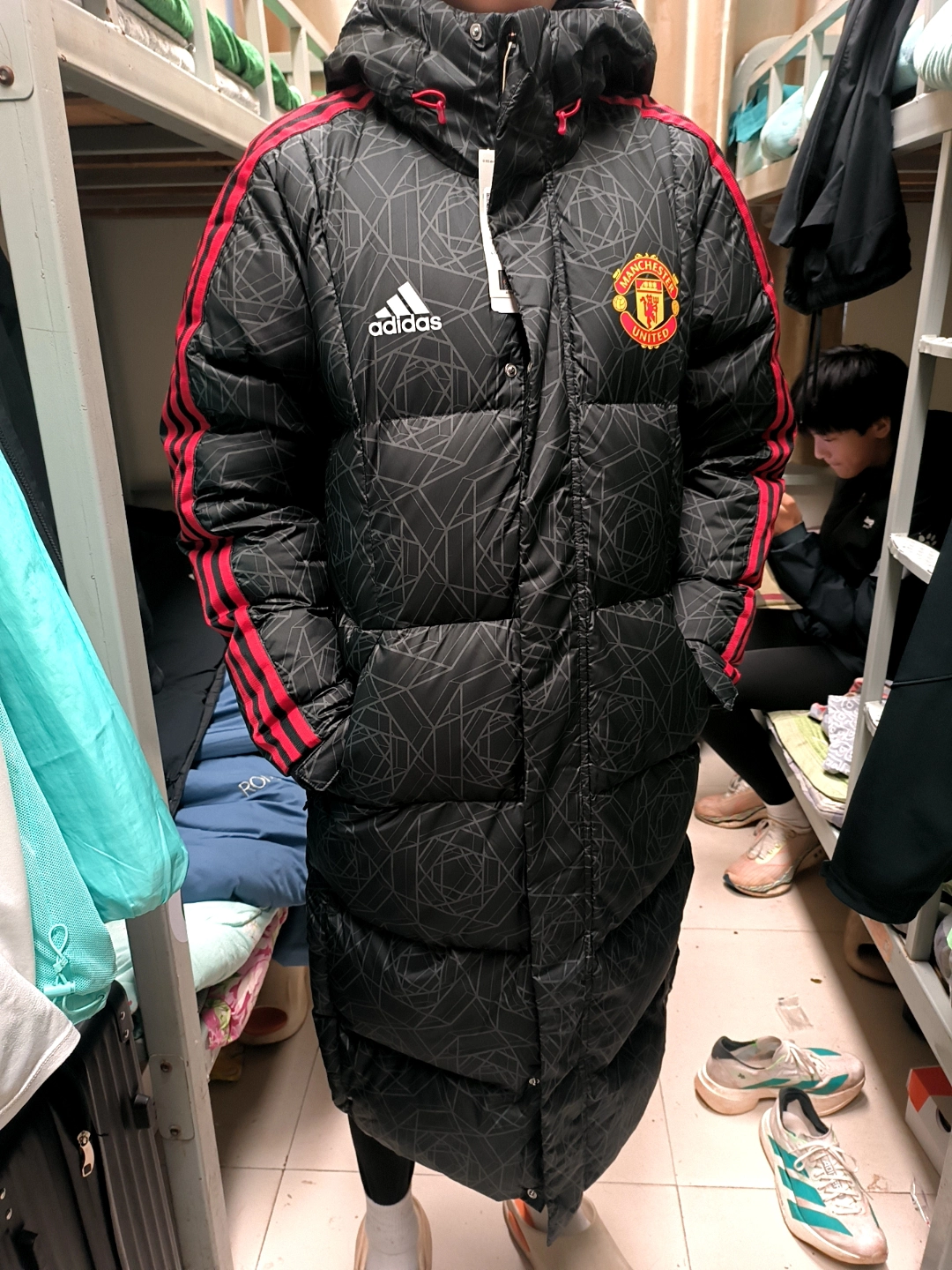 custom review-Adidas Manchester United DNA Down Jacket Down Jacket Men's Black