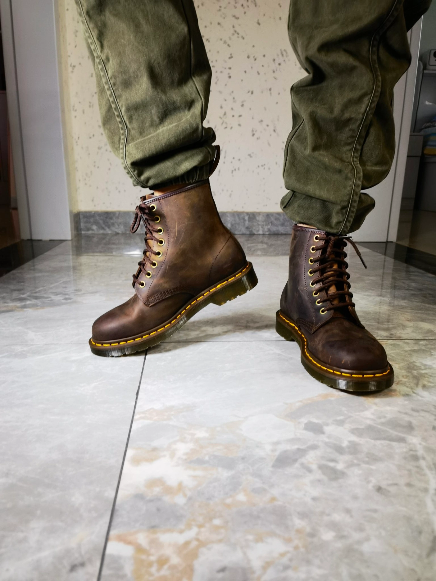 custom review-Dr.Martens 1460 Короткий Мартин Ботинок Унисекс Коричневый