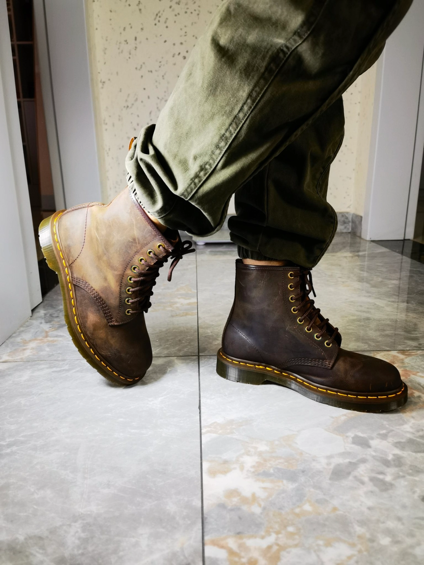 custom review-Dr.Martens 1460 Короткий Мартин Ботинок Унисекс Коричневый