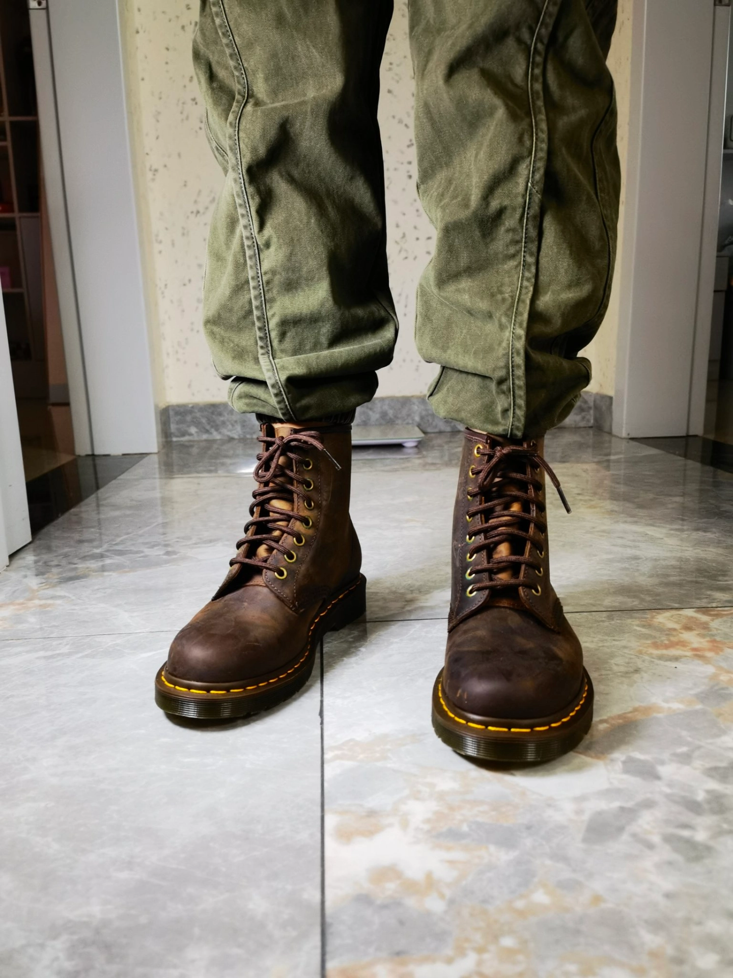 custom review-Dr.Martens 1460 Короткий Мартин Ботинок Унисекс Коричневый