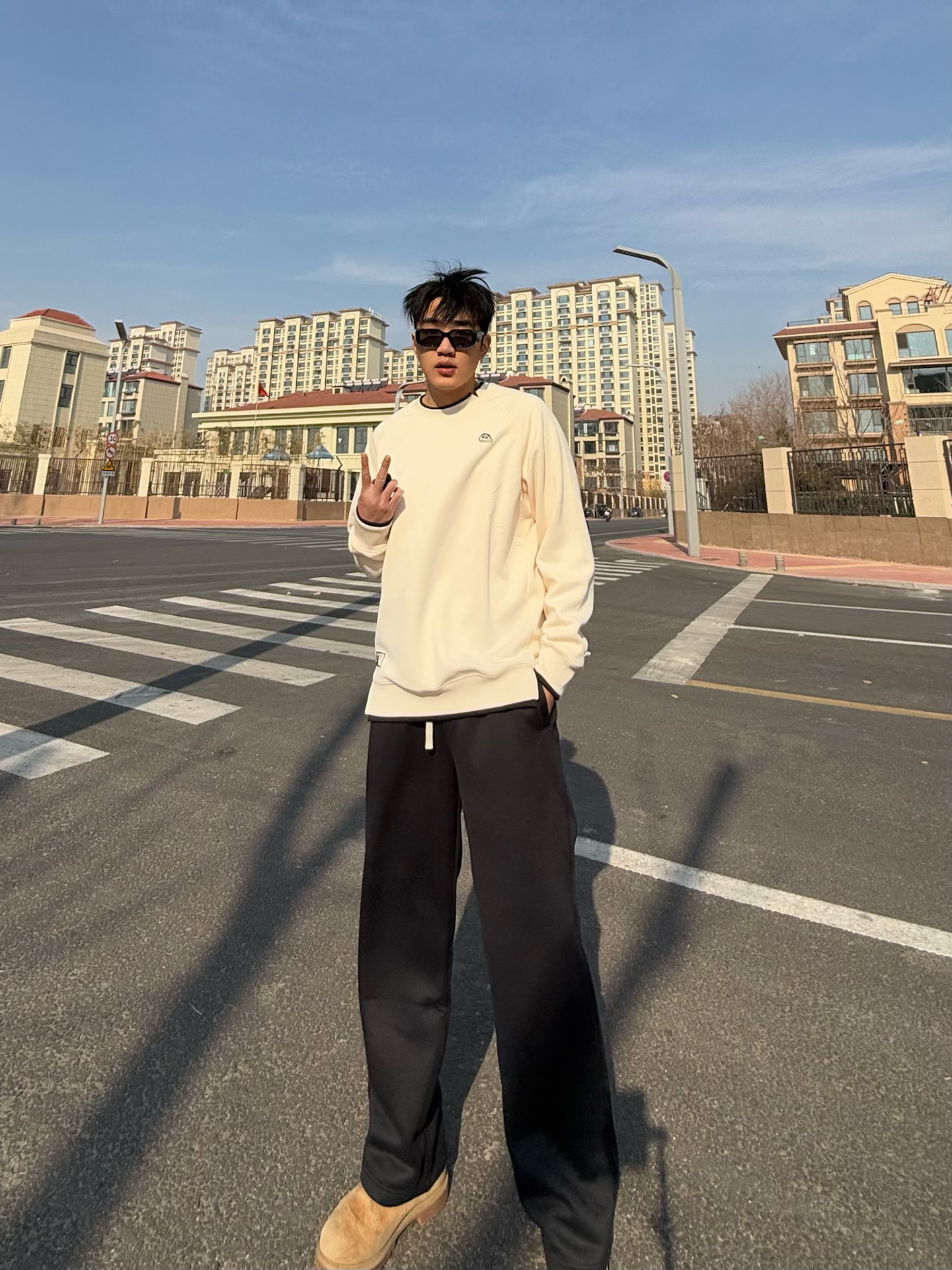 180斤微胖小男生奶油风穿搭