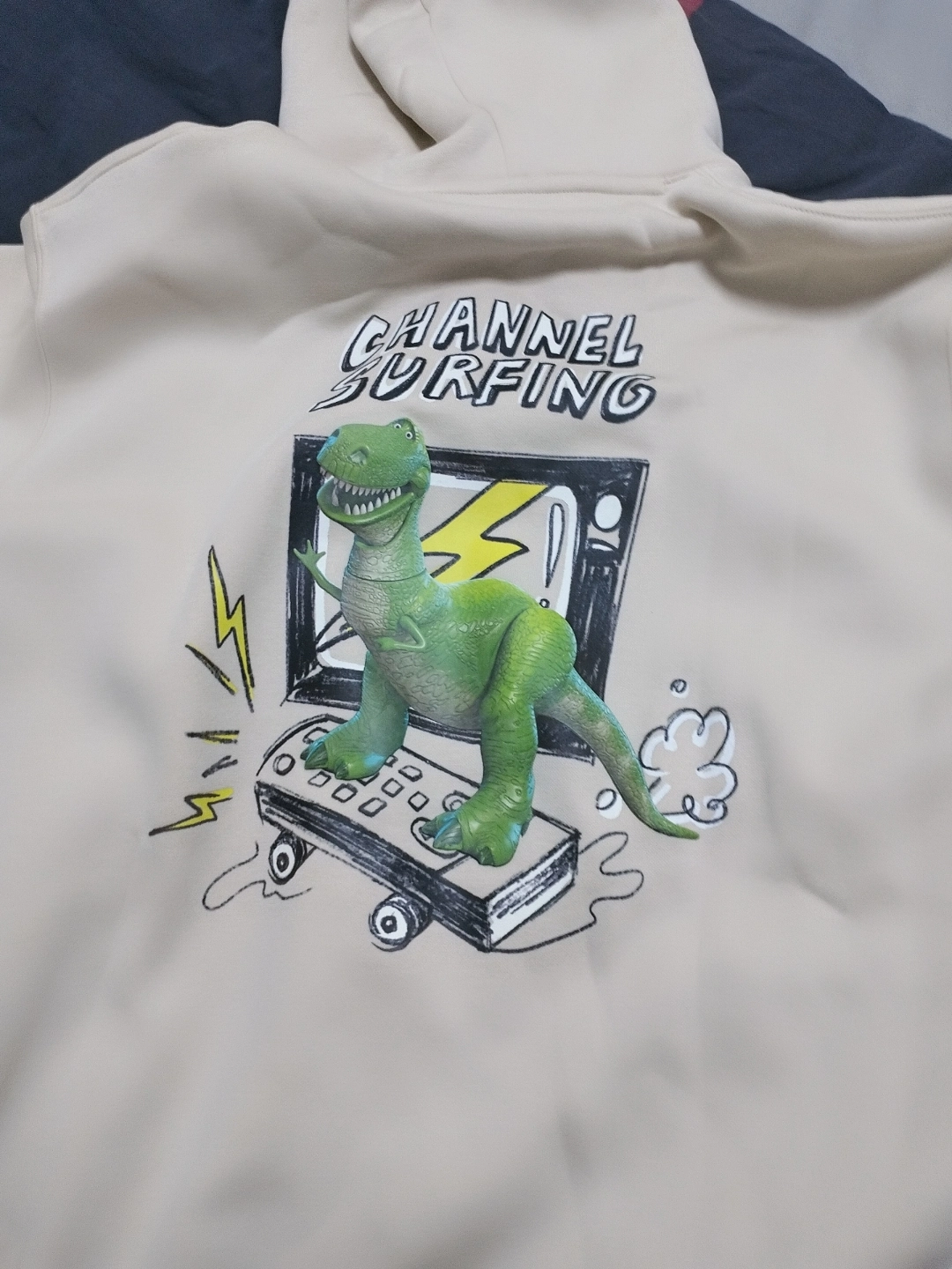 custom review-Li NING X Disney Свитшот Унисекс Песочный Гравийный Серый