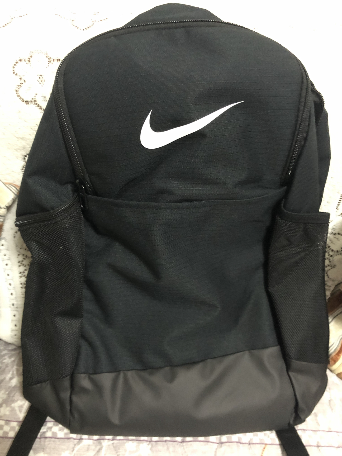 custom review-Nike Полиэстер Рюкзак Стандартный (Standard) Унисекс Черный