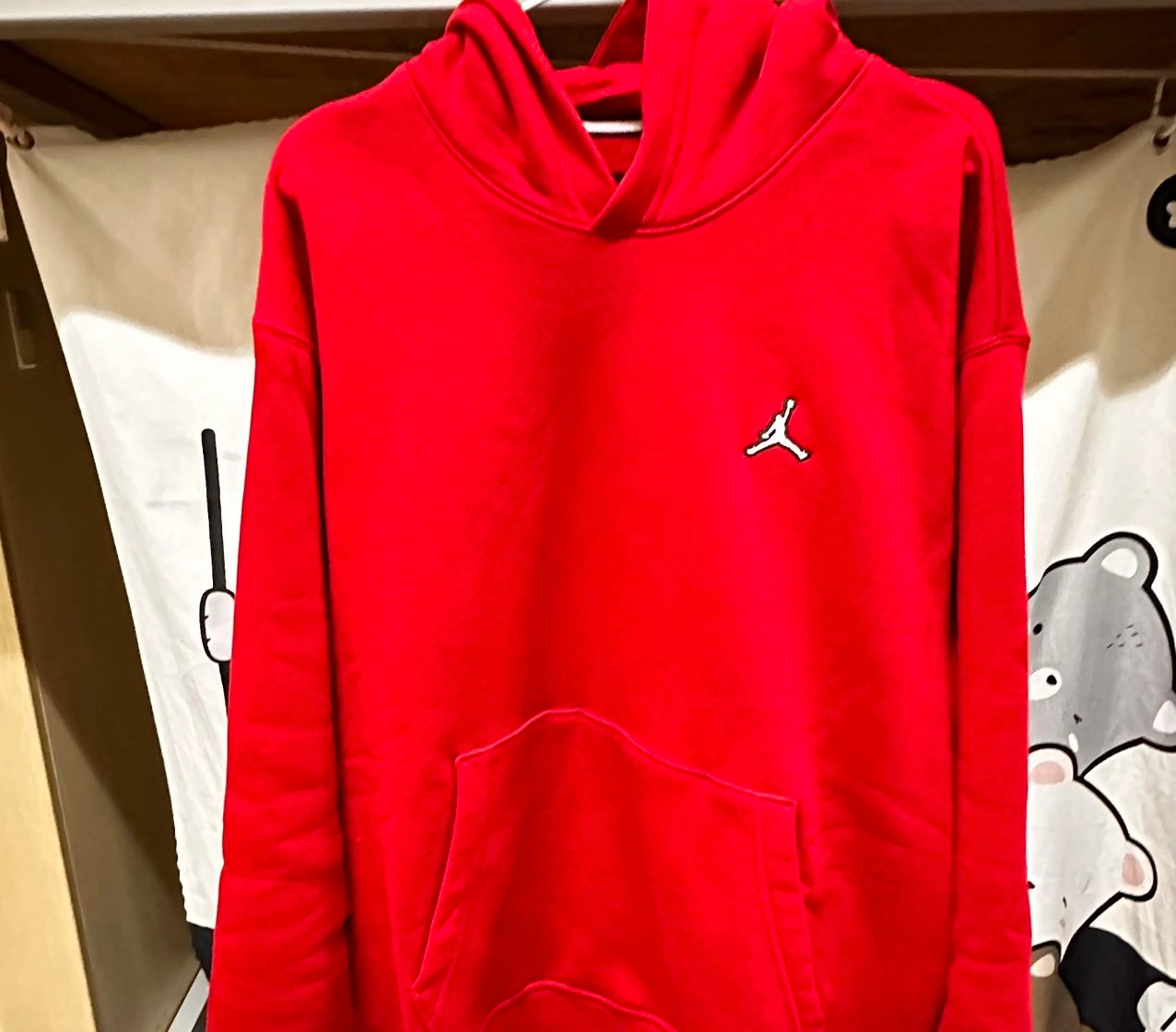 custom review-Джордан Brooklyn Red Men's Свитшоты