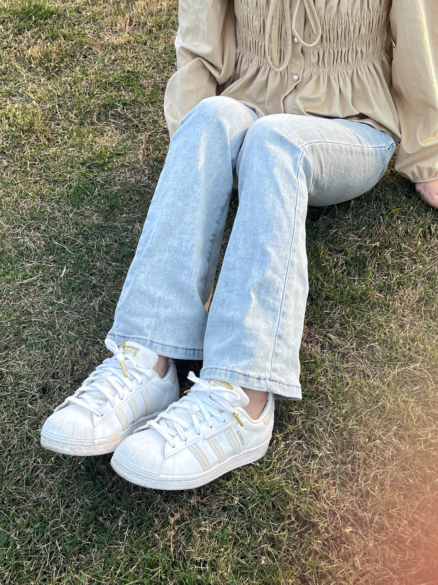 这双汉玉白adidas 经典三叶草贝壳头也太好看了不愧是经典款