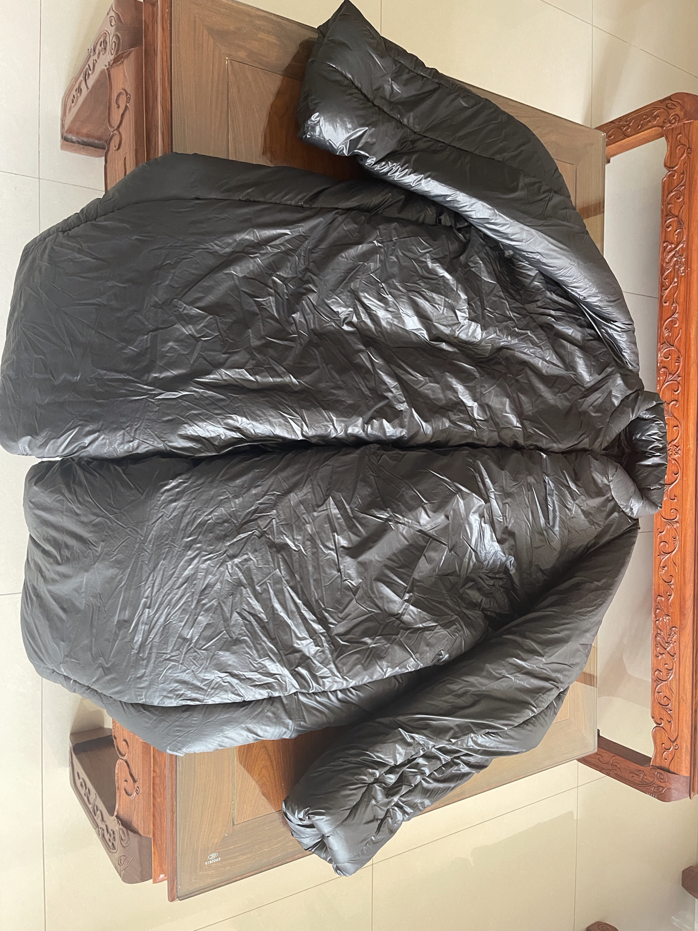 custom review-YEEZY x Gap X Balenciaga Длинный Круглый Куртка Пуховая куртка Мужской Черный