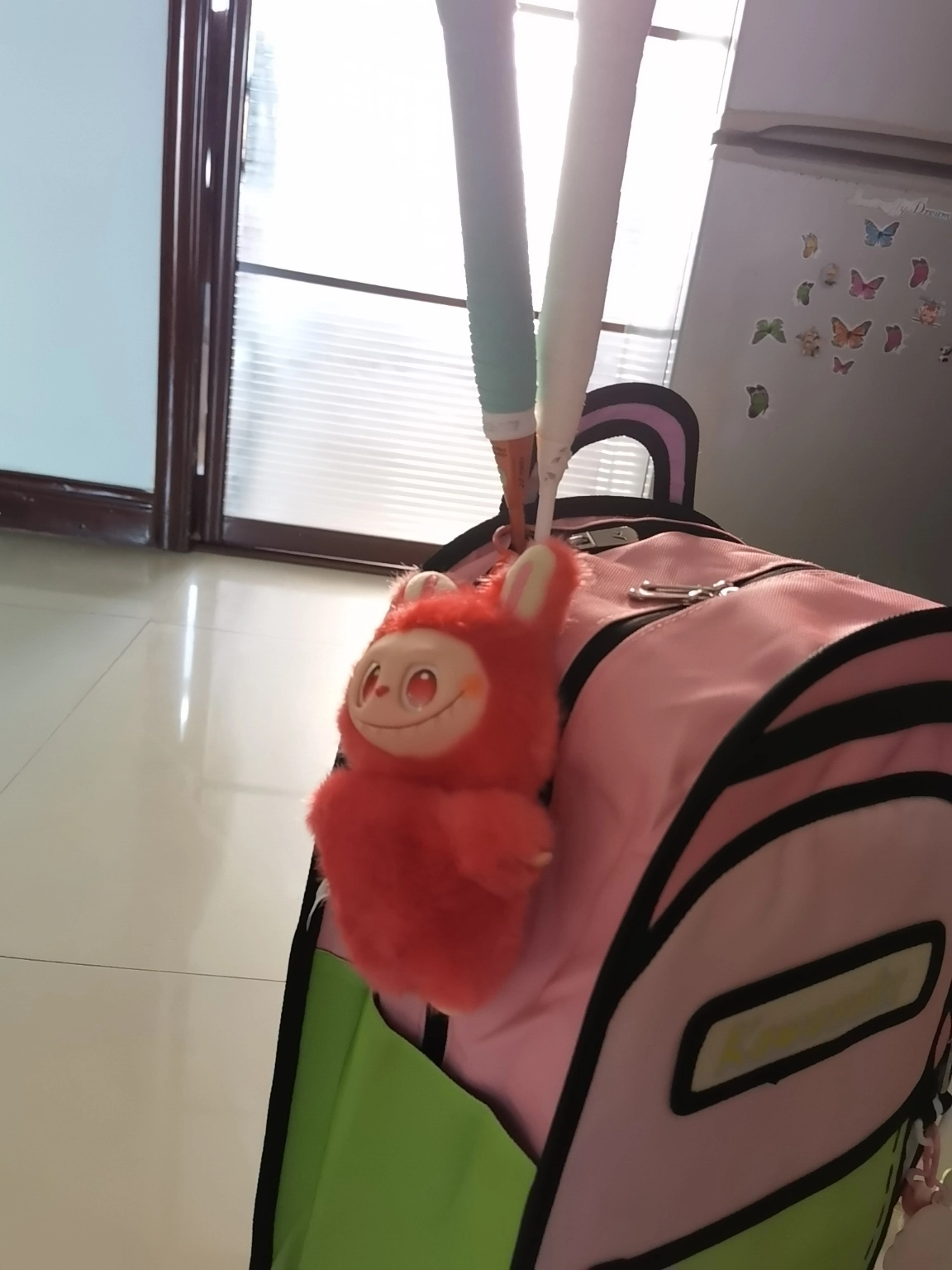 custom review-Кавасаки SpongeBob Collaboration Полиэстер Рюкзак Унисекс Патрик Стар Пудра