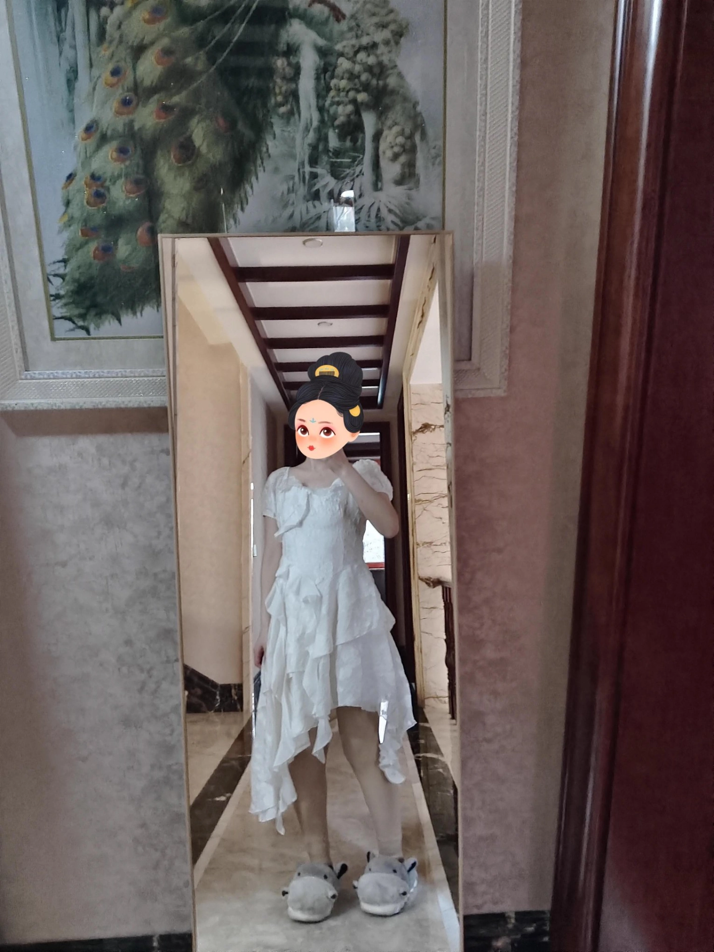 custom review-SUNSUNTOWN Короткое платье с короткими рукавами летнее женское