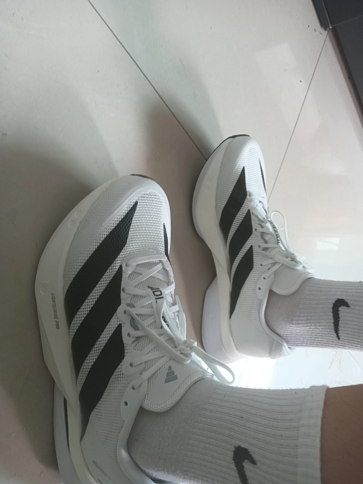 custom review-Adidas Adizero Boston 13 Slip-Resistant Низкий Топ Тренировочные Марафон Беговые Кроссовки Мужские Белый Черный